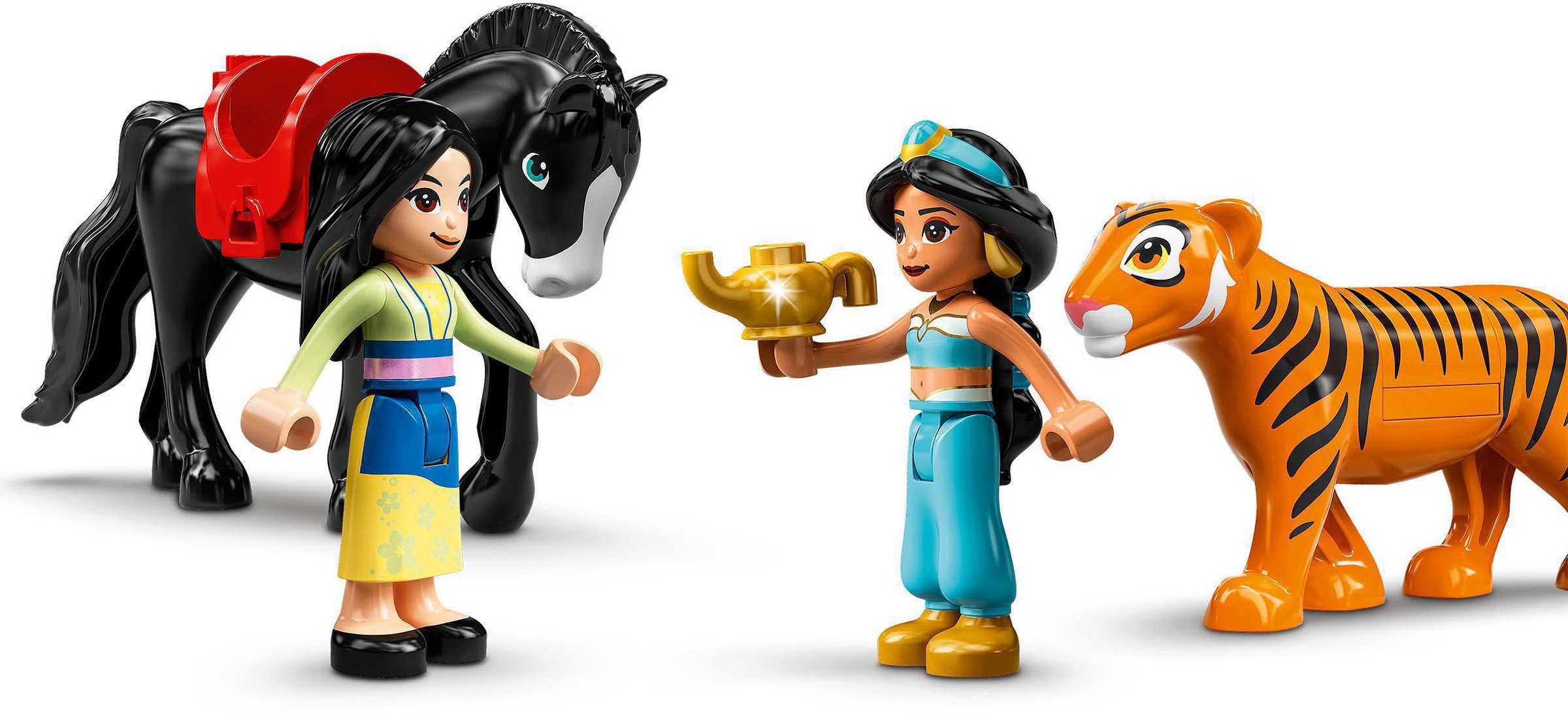 LEGO® Konstruktionsspielsteine »Jasmins und Mulans Abenteuer (43208), LEGO® Disney«, (176 St.)