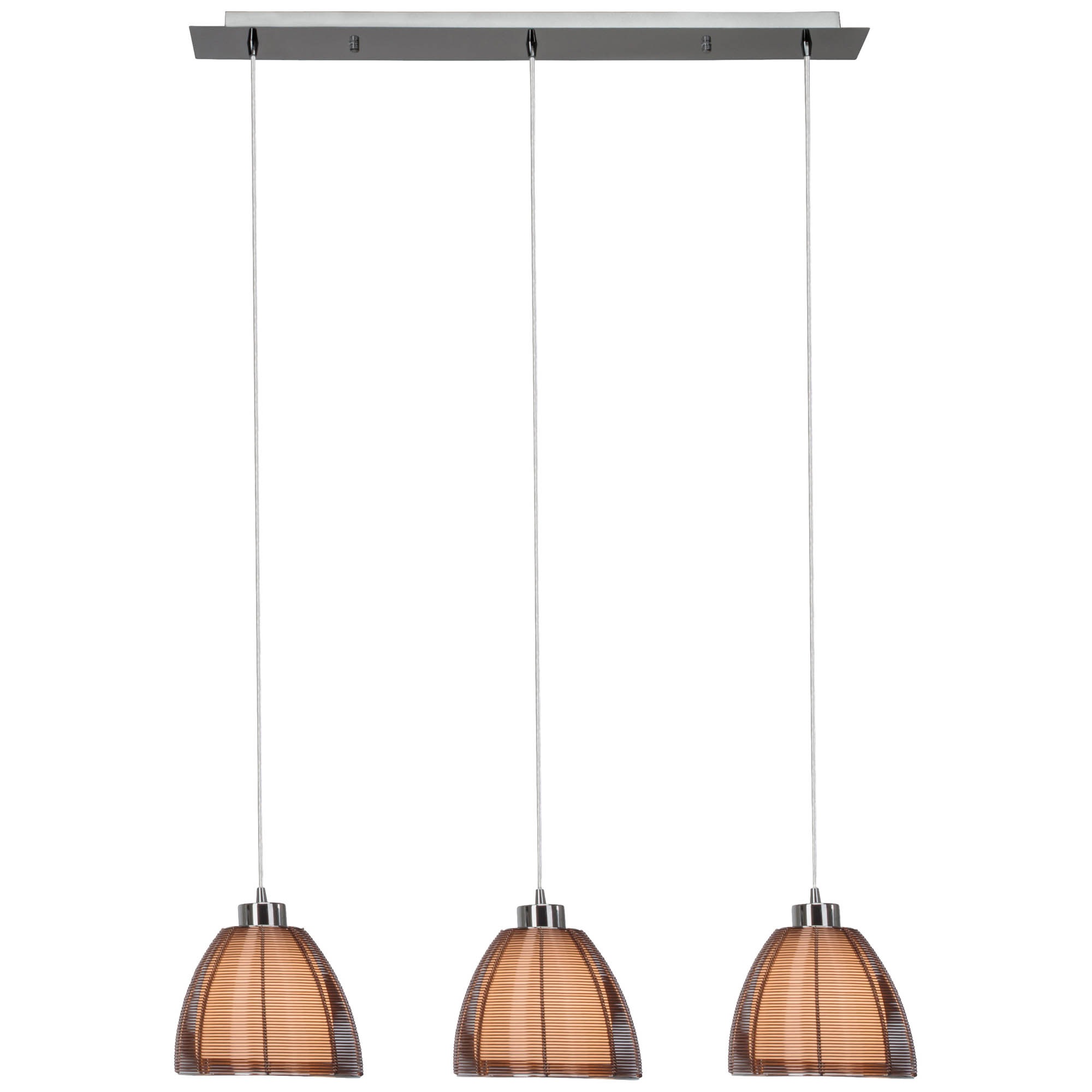 Brilliant Pendelleuchte »Relax«, 3 flammig, Leuchtmittel E27 ohne Leuchtmittel, Hängelampe 3flg