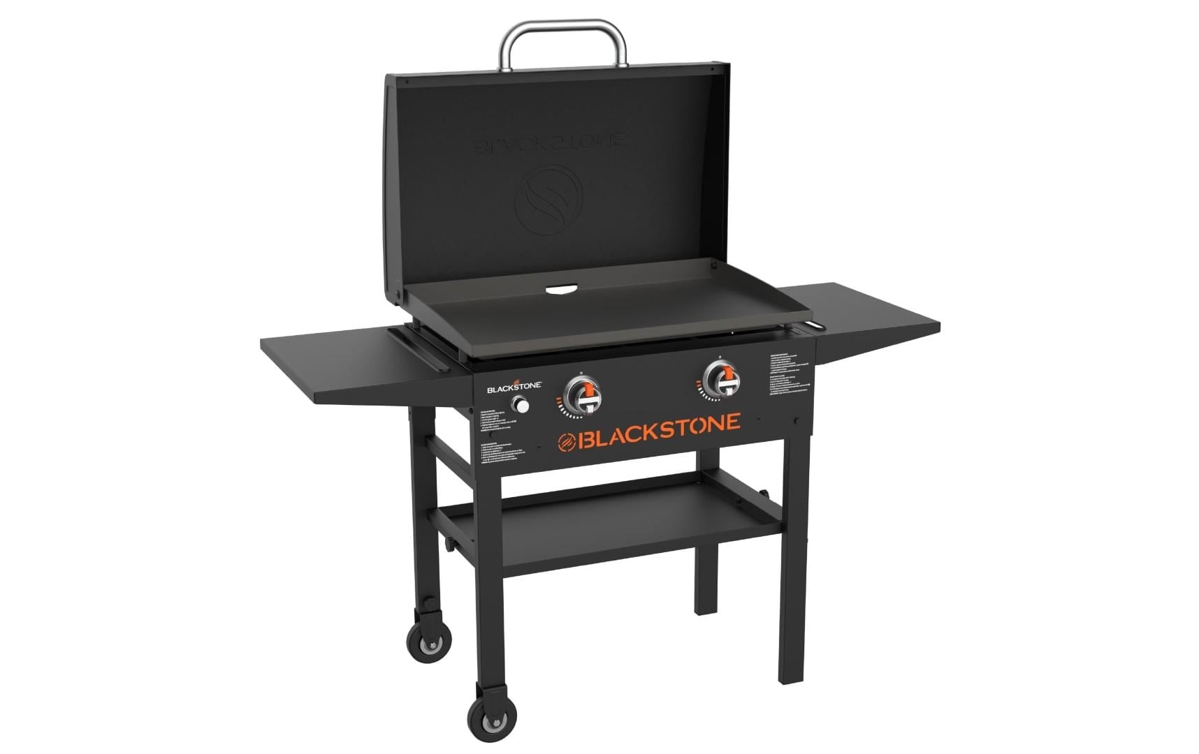 Blackstone, Gasgrill »Original 28 Grillstation mit Abzugshaube« Grillplatte mit Haube, schwarz, B/H/T: 71,12 cm x 64,3 cm