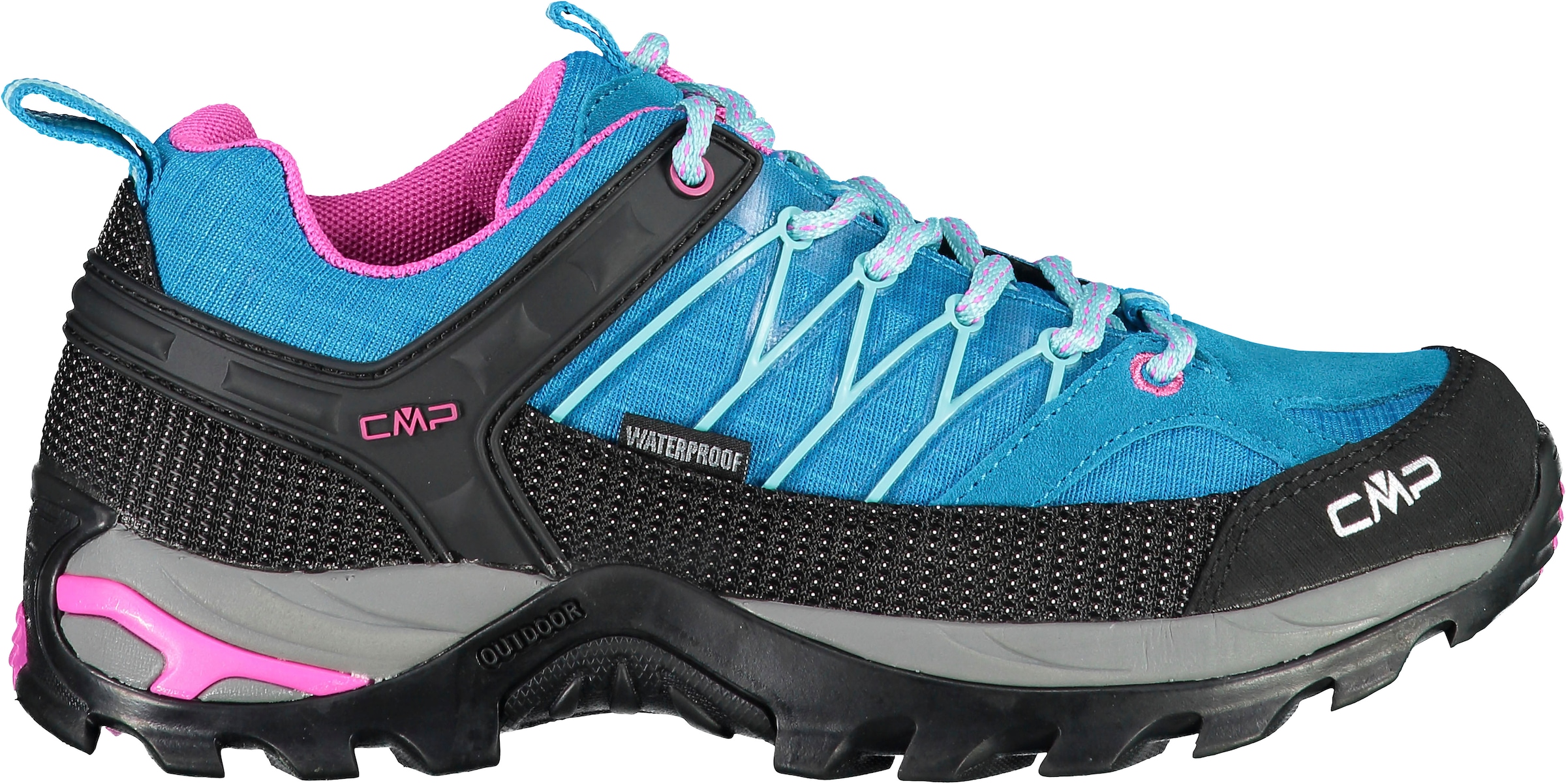 Cmp Aquablau, Pink Wanderschuh "Wmns Rigel Low Waterproof" Wasserdicht
