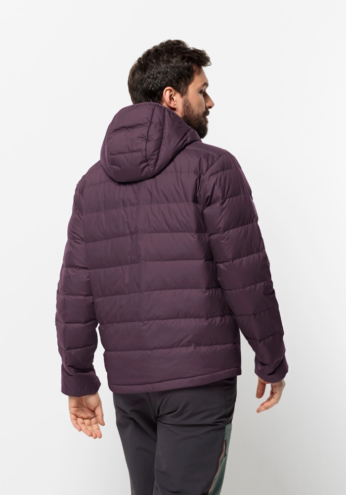 Jack Wolfskin Daunenjacke »ATHER DOWN HOODY M RDS«, mit Kapuze