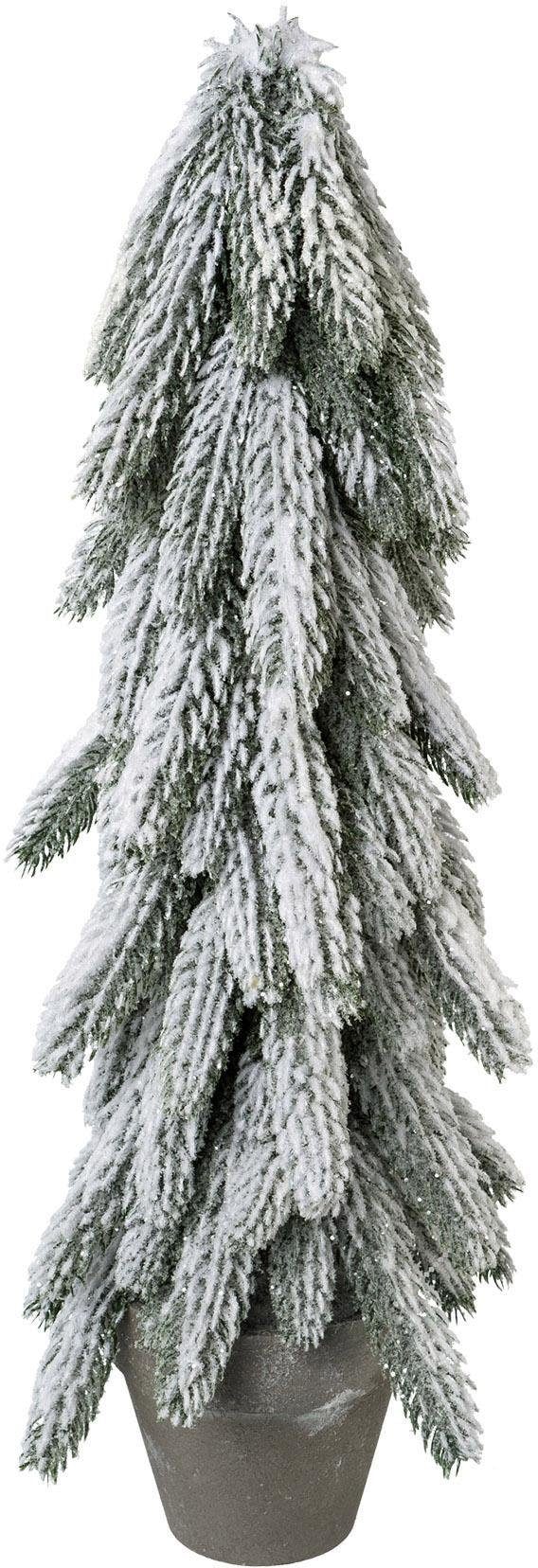 Creativ deco Künstlicher Weihnachtsbaum Christbaum, Tannenbaum«, dekorativem »Weihnachtsdeko, kaufen im mit online künstlicher | Jelmoli-Versand Topf Schnee