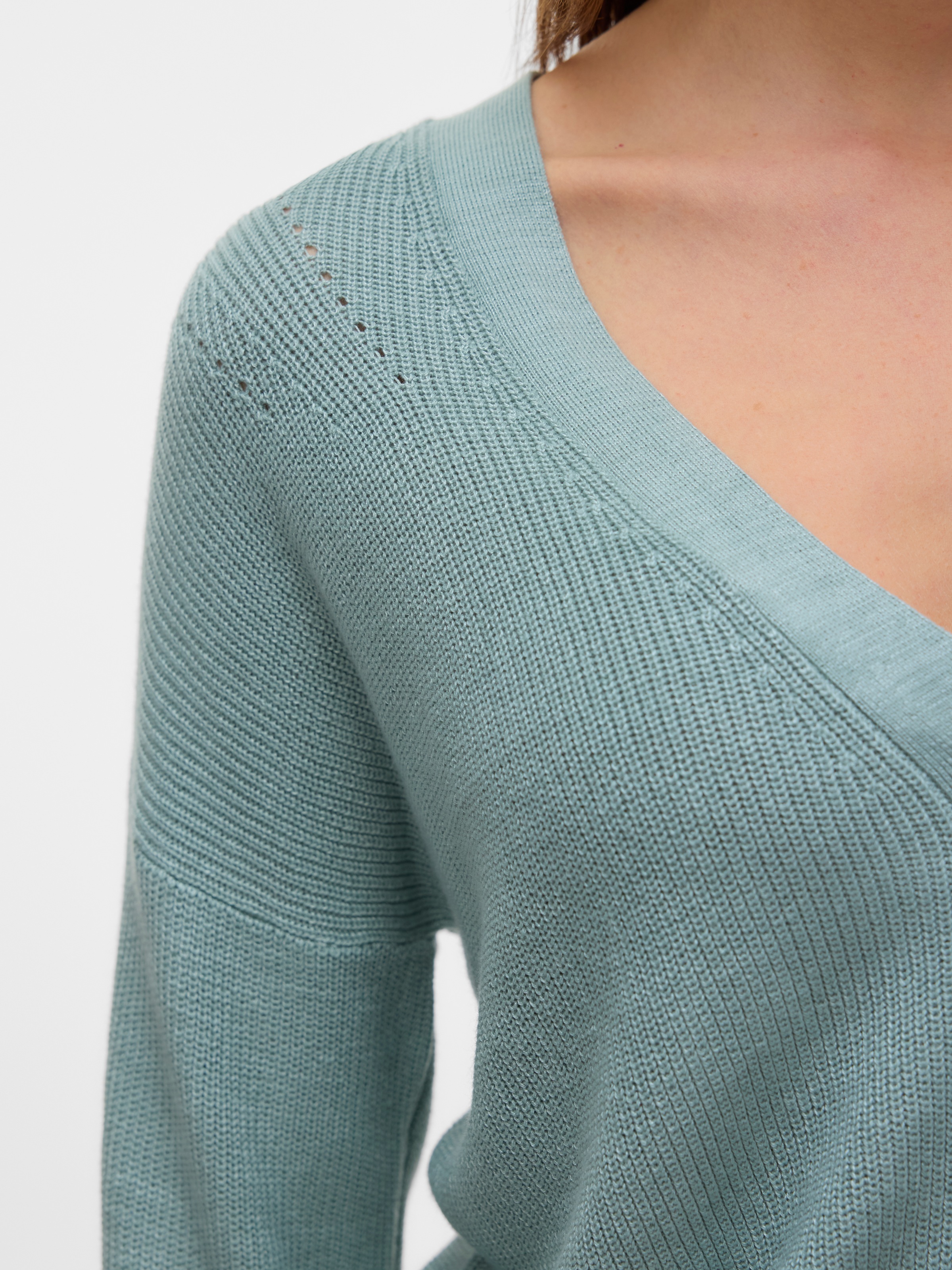 Vero Moda Strickjacke »VMNEWLEXSUN LS SHORT V-NECK CAR GA NOOS«
