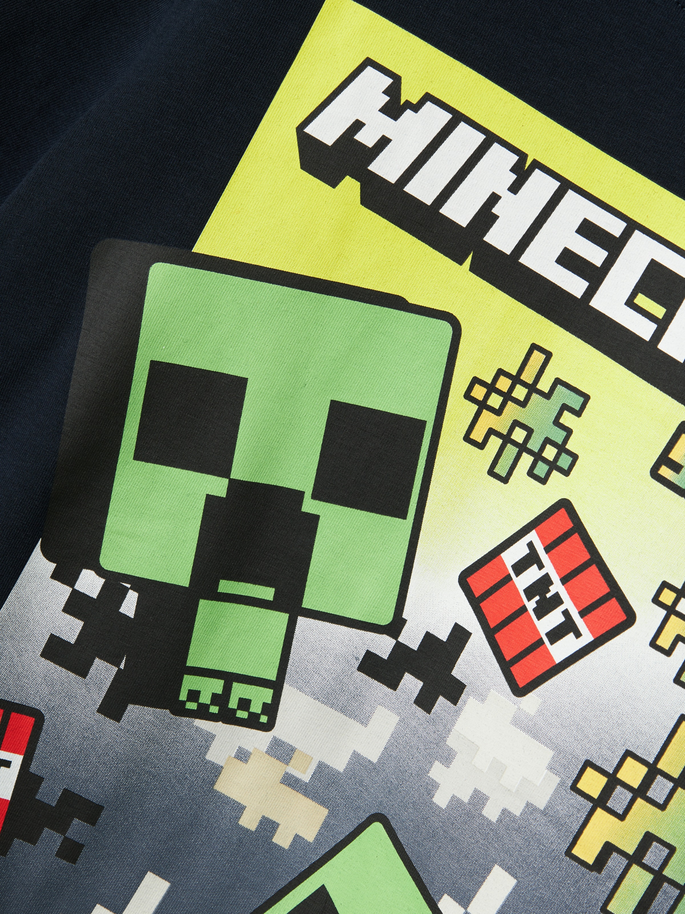 Name It T-Shirt »NKMMUS für Jungen mit Minecraft-Print und elastischem Bund«, regular fit, Jersey, Rundhals, Print