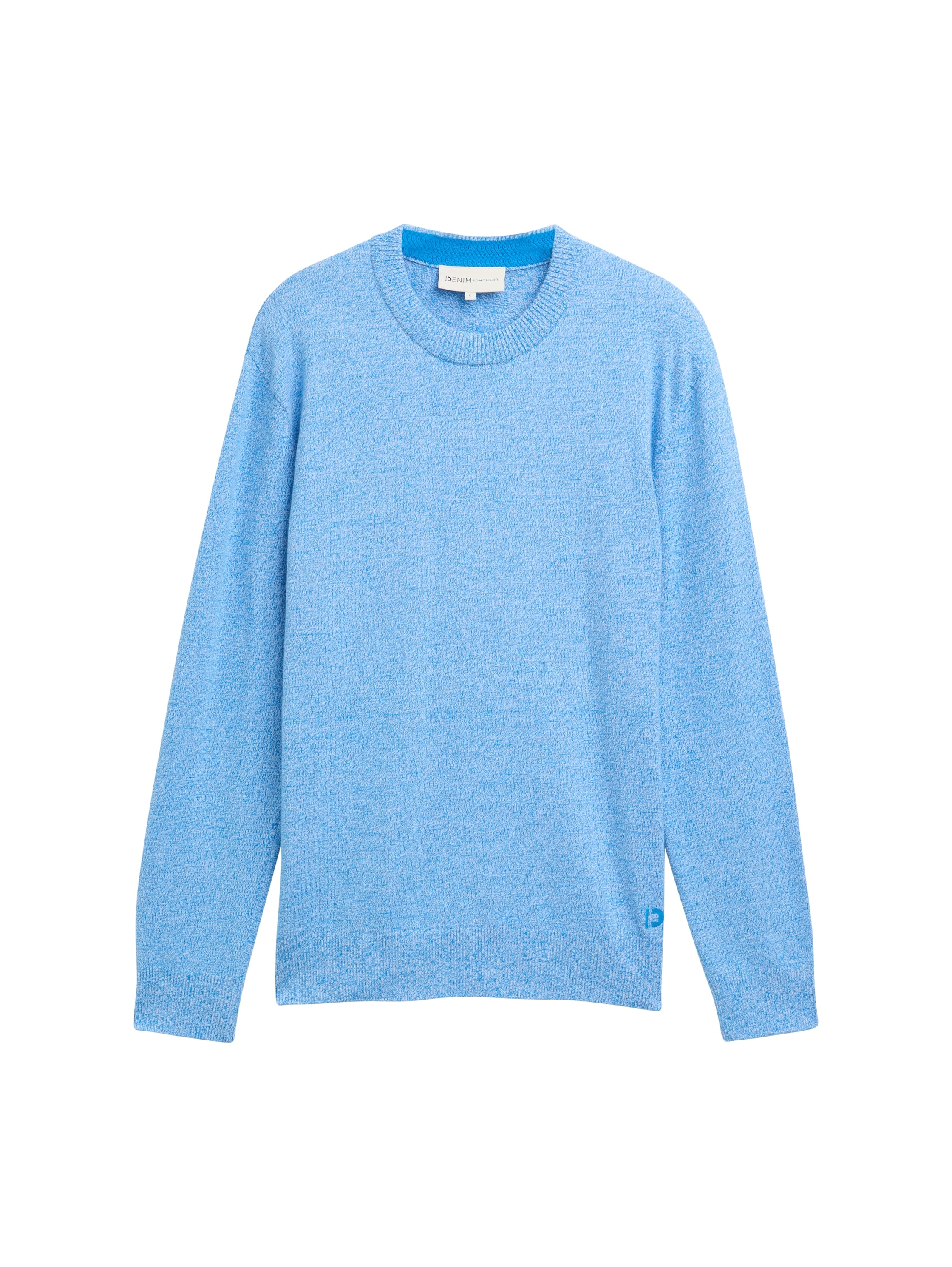 TOM TAILOR Denim Strickpullover, in melierter Optik