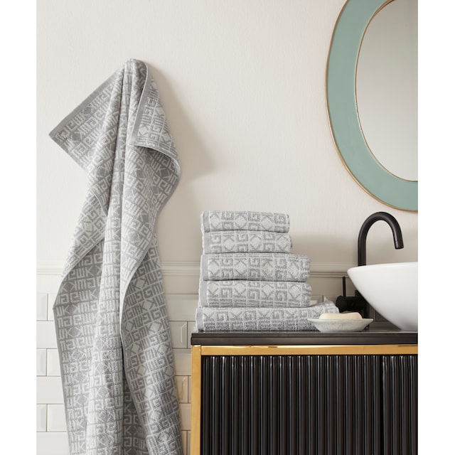 Guido Maria Kretschmer Home&Living Handtuch Set »Liva«, Set, 5 tlg.,  Walkfrottee, mit GMK Allover online bestellen | Jelmoli-Versand