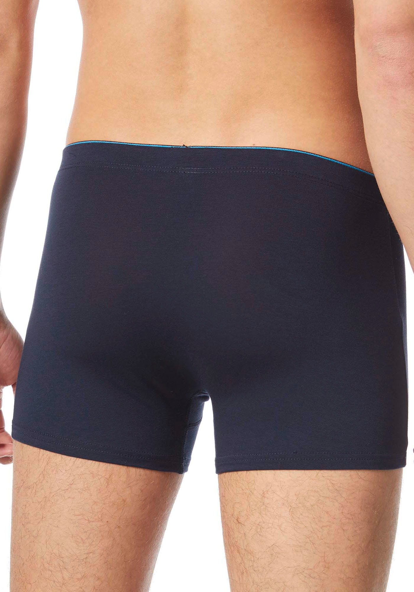 Bruno Banani Boxershorts »Short Infinity«, mit kontrastfarbenen Logobund