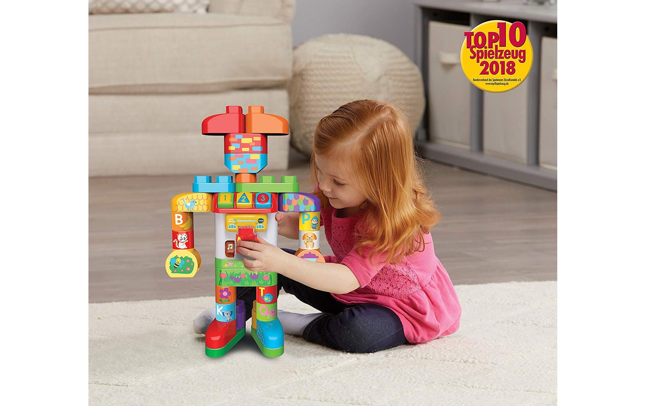 Vtech® Konstruktions-Spielset »Alphabethaus«
