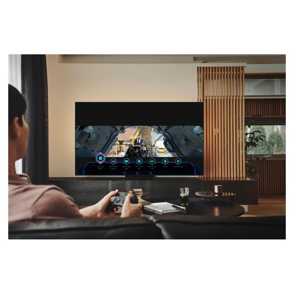 Samsung QLED-Fernseher »QE85QN90 S61B Bundle 85«, 214 cm/85 Zoll, 4K Ultra HD