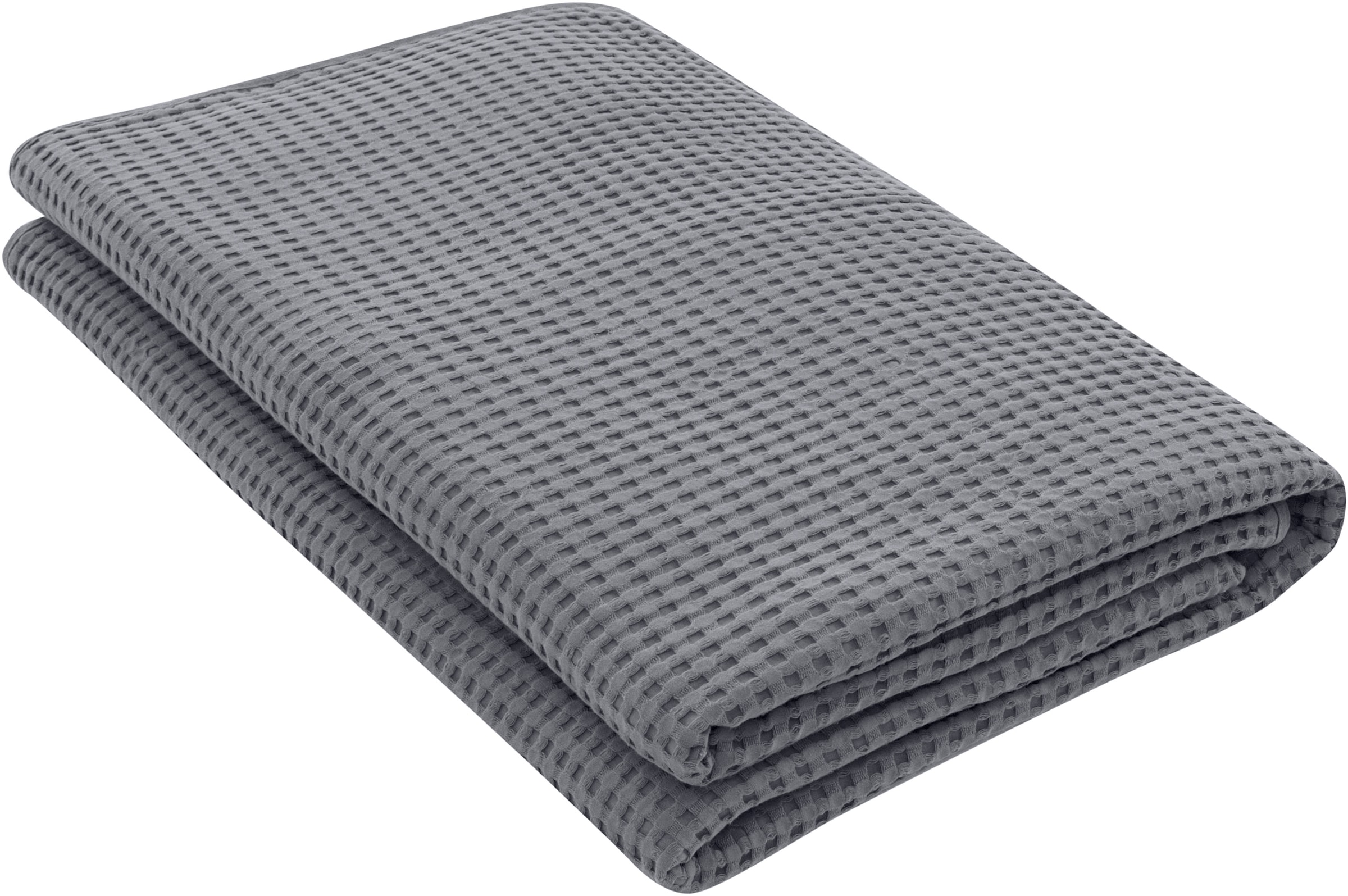 andas Tagesdecke »Greta«, in Waffelpiqué Optik, viele Farben erhältlich, Decke ab 150x250 cm