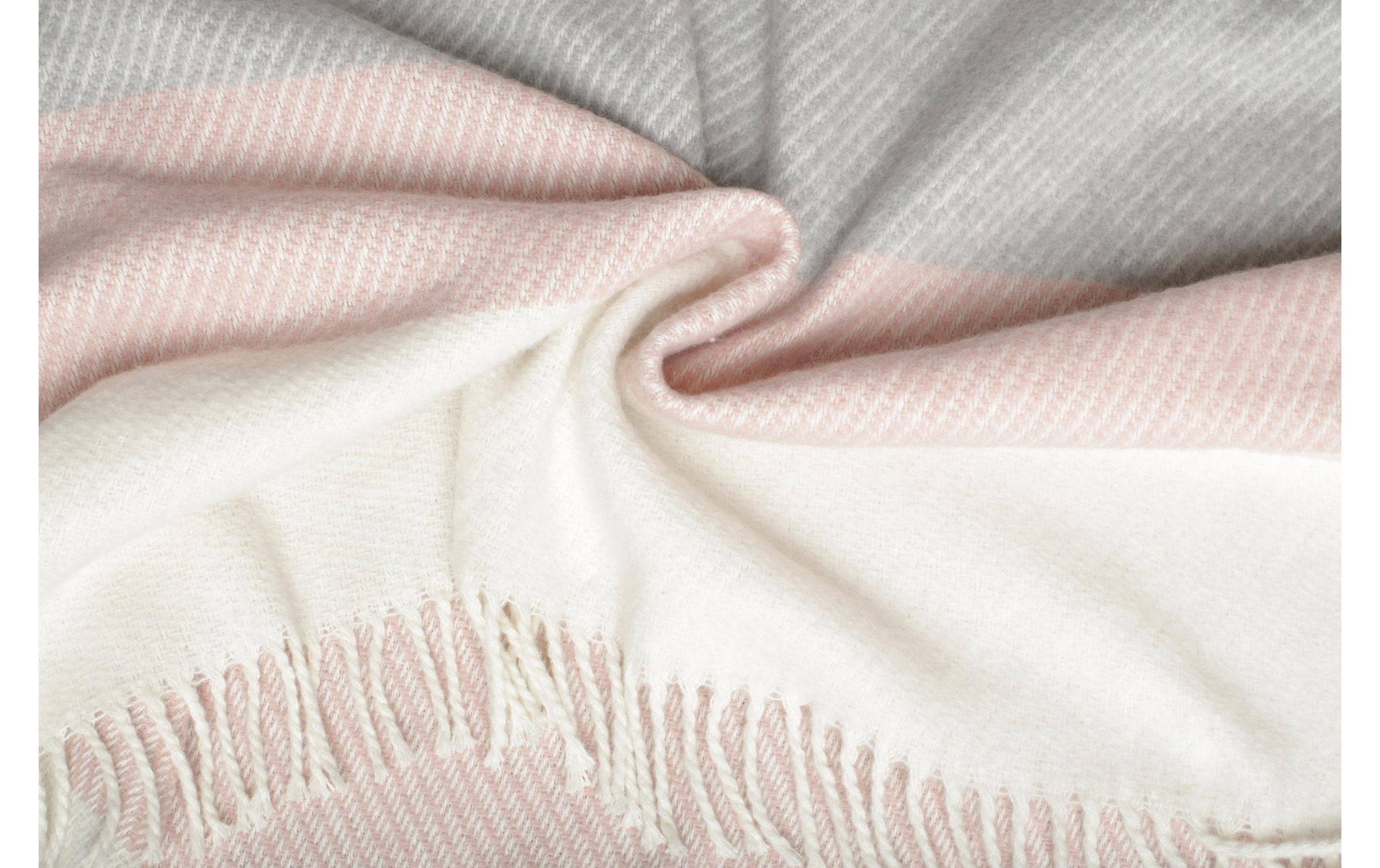 Hubatka TEXTIL Wohndecke »Streifen 150 x 200 cm«