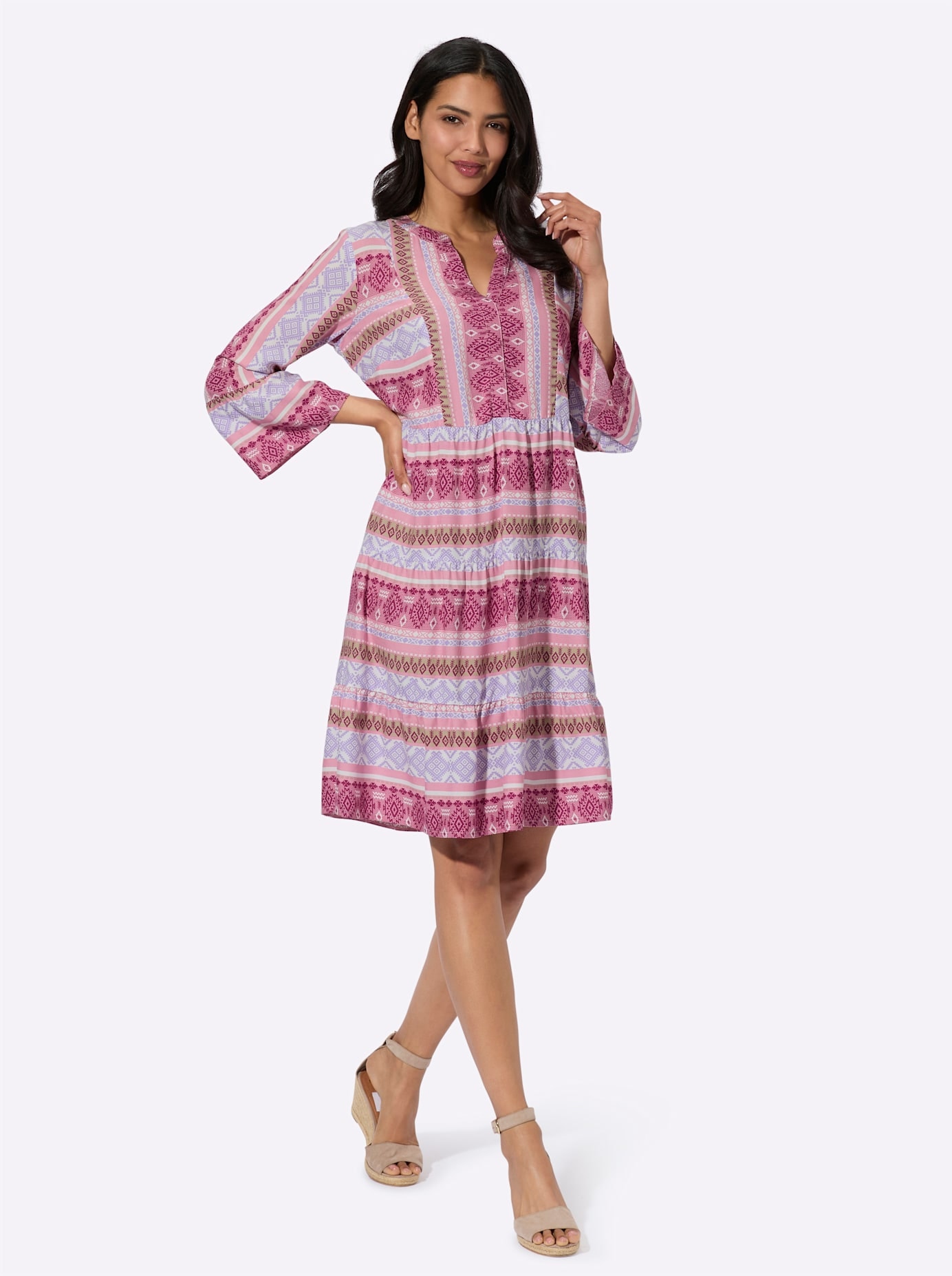 Classic Basics Druckkleid "Kleid"