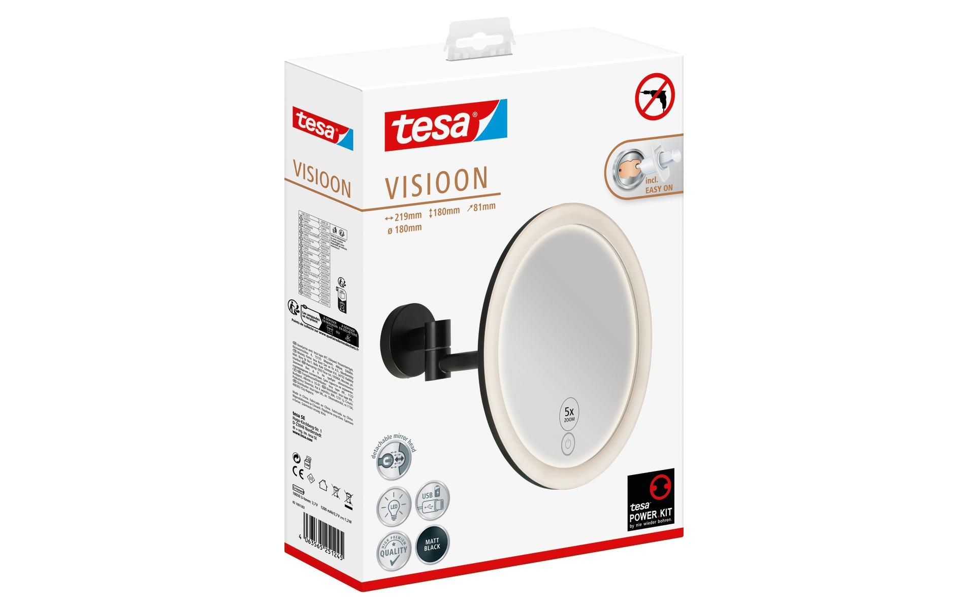 tesa Kosmetikspiegel »Visioon LED«