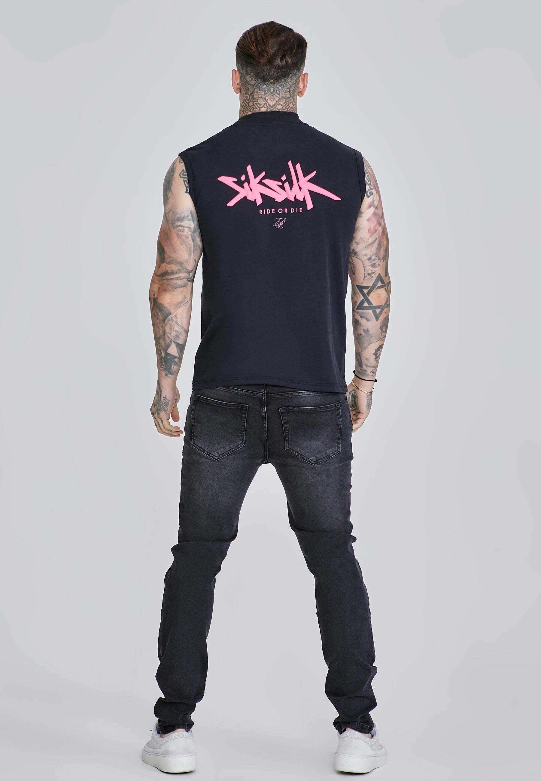 Siksilk Kurzarmshirt »Siksilk Top Active Vest«