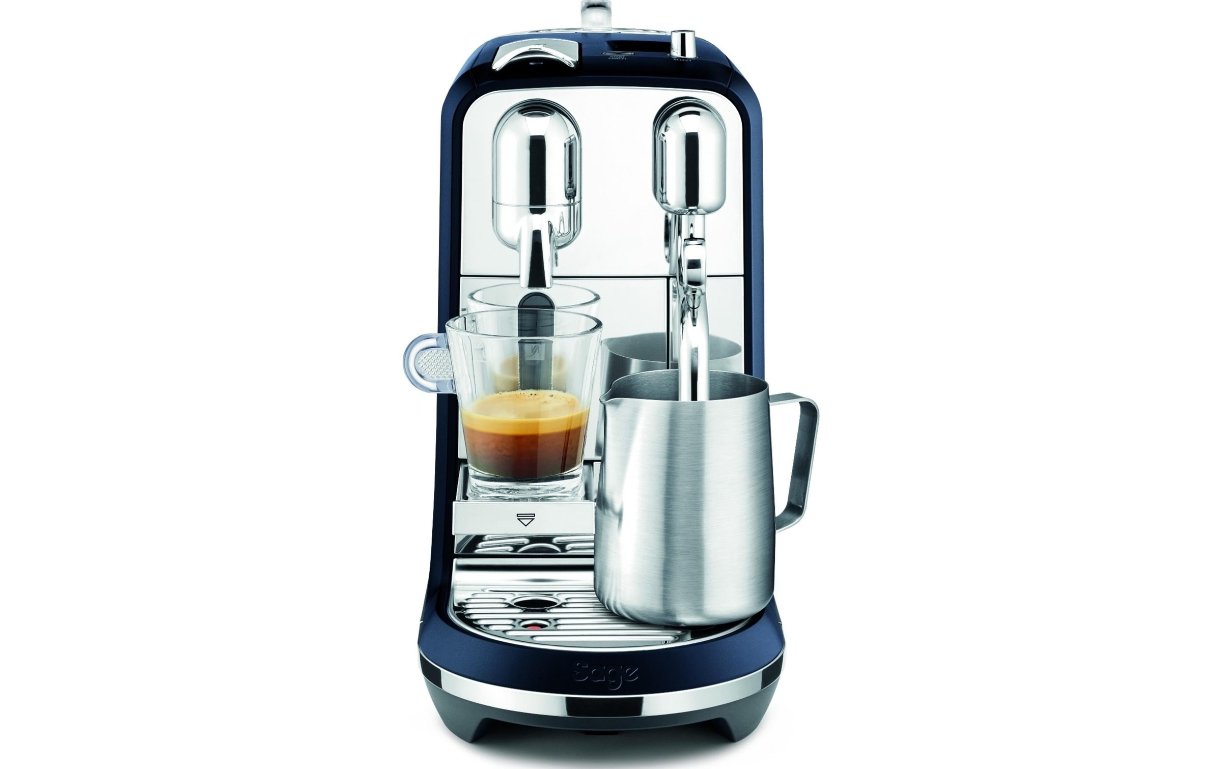 Sage Kapselmaschine »Nespressomaschine Creatista Plus Blue«