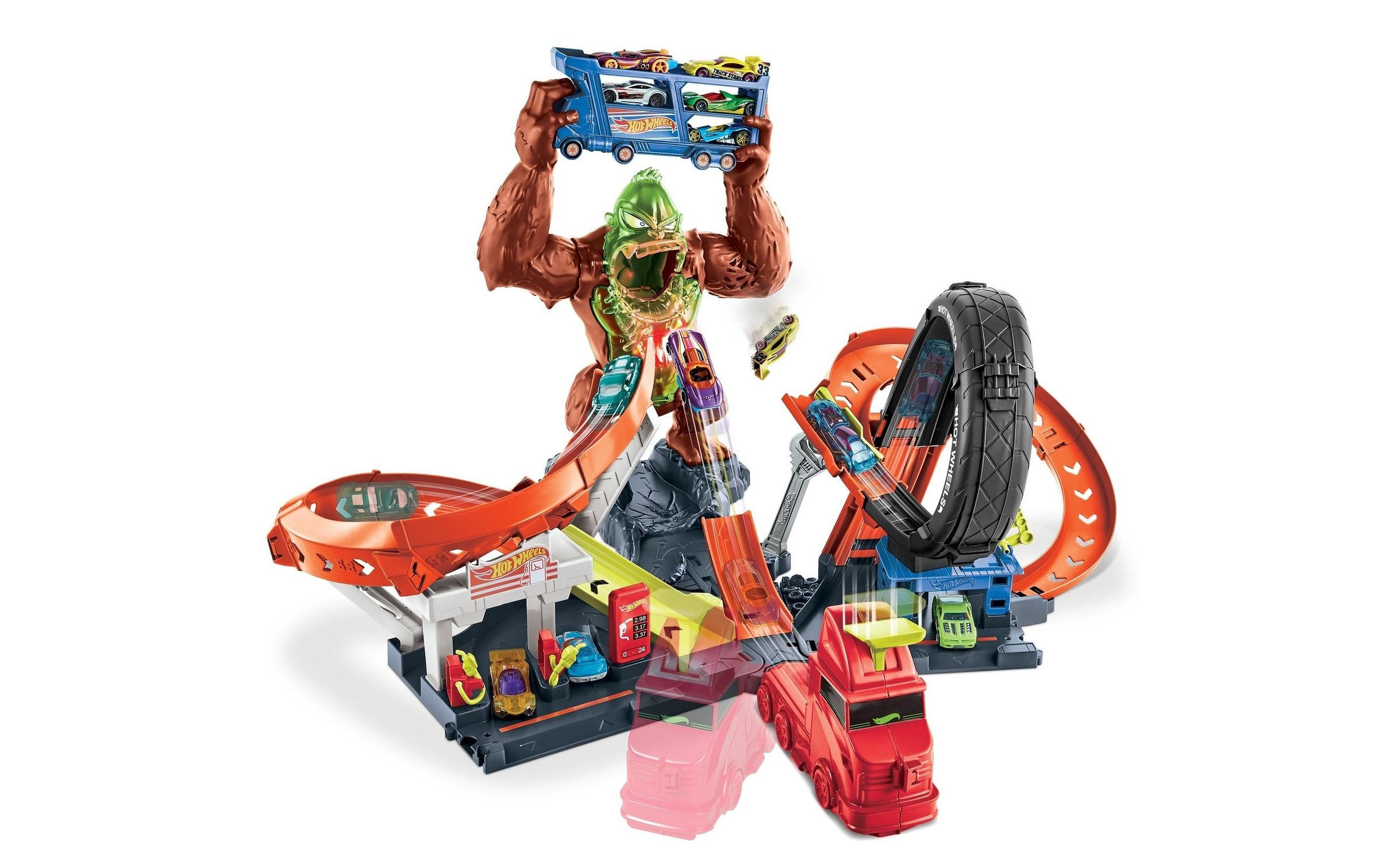Hot Wheels Autorennbahn »City Slam Gorilla«