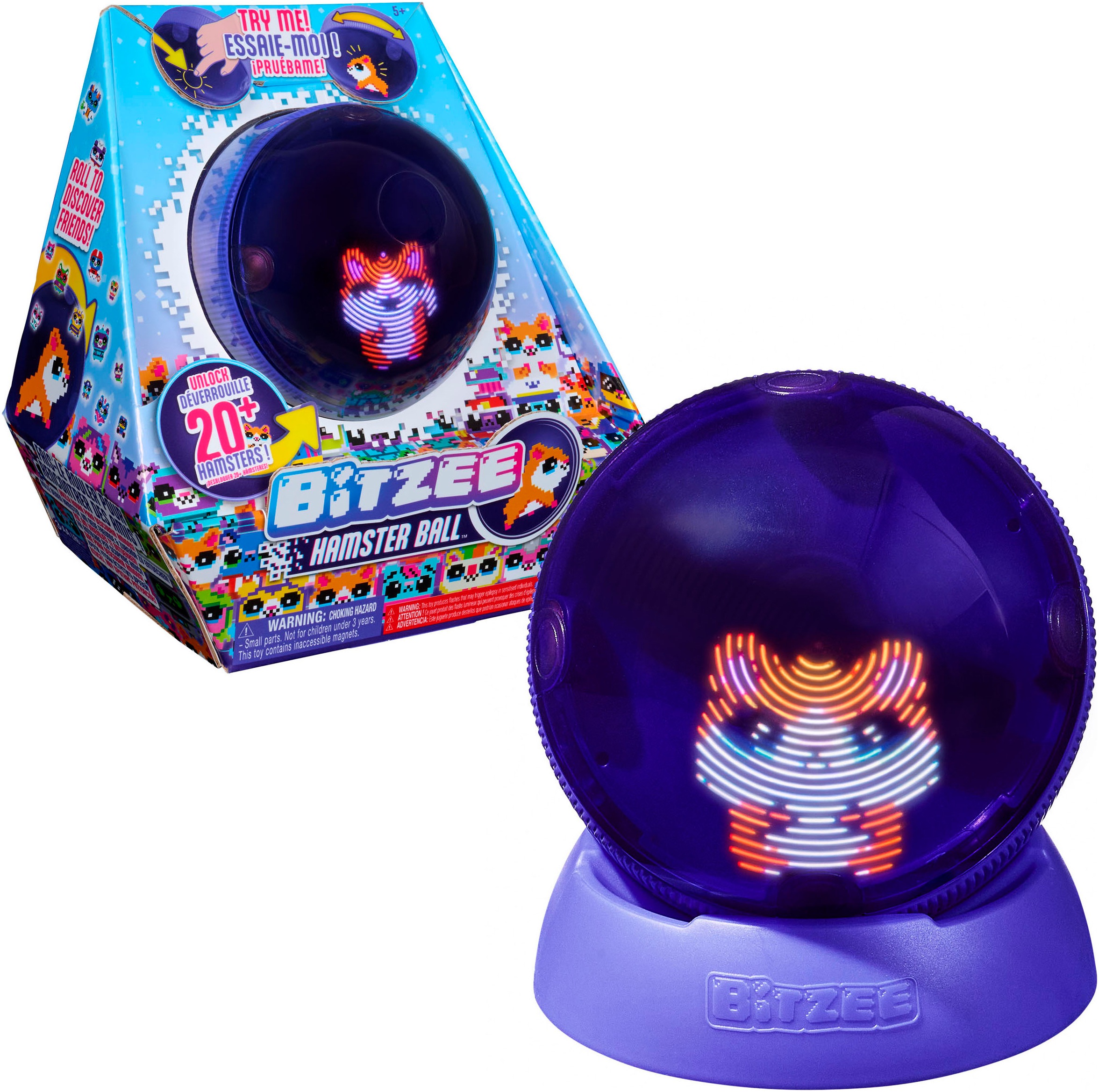 Spin Master Spielfigur "Bitzee Hamsterball - Digitales interaktives Spielzeug"