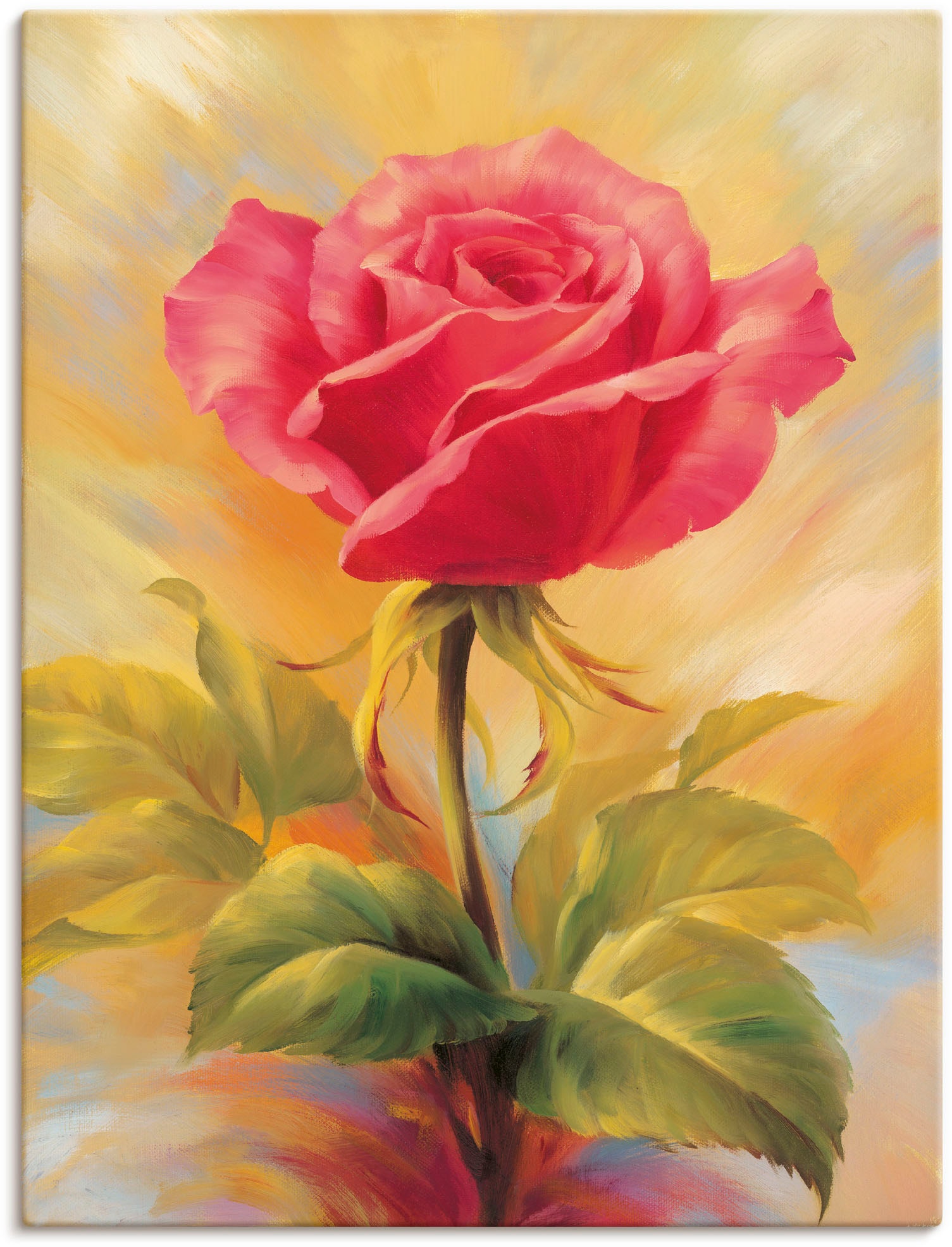 Artland Wandbild (1 Rosen Leinwandbild, Jelmoli-Versand in online Blumenbilder, Grössen shoppen II«, Wandaufkleber als »Kleine versch. Poster St.), | oder Alubild