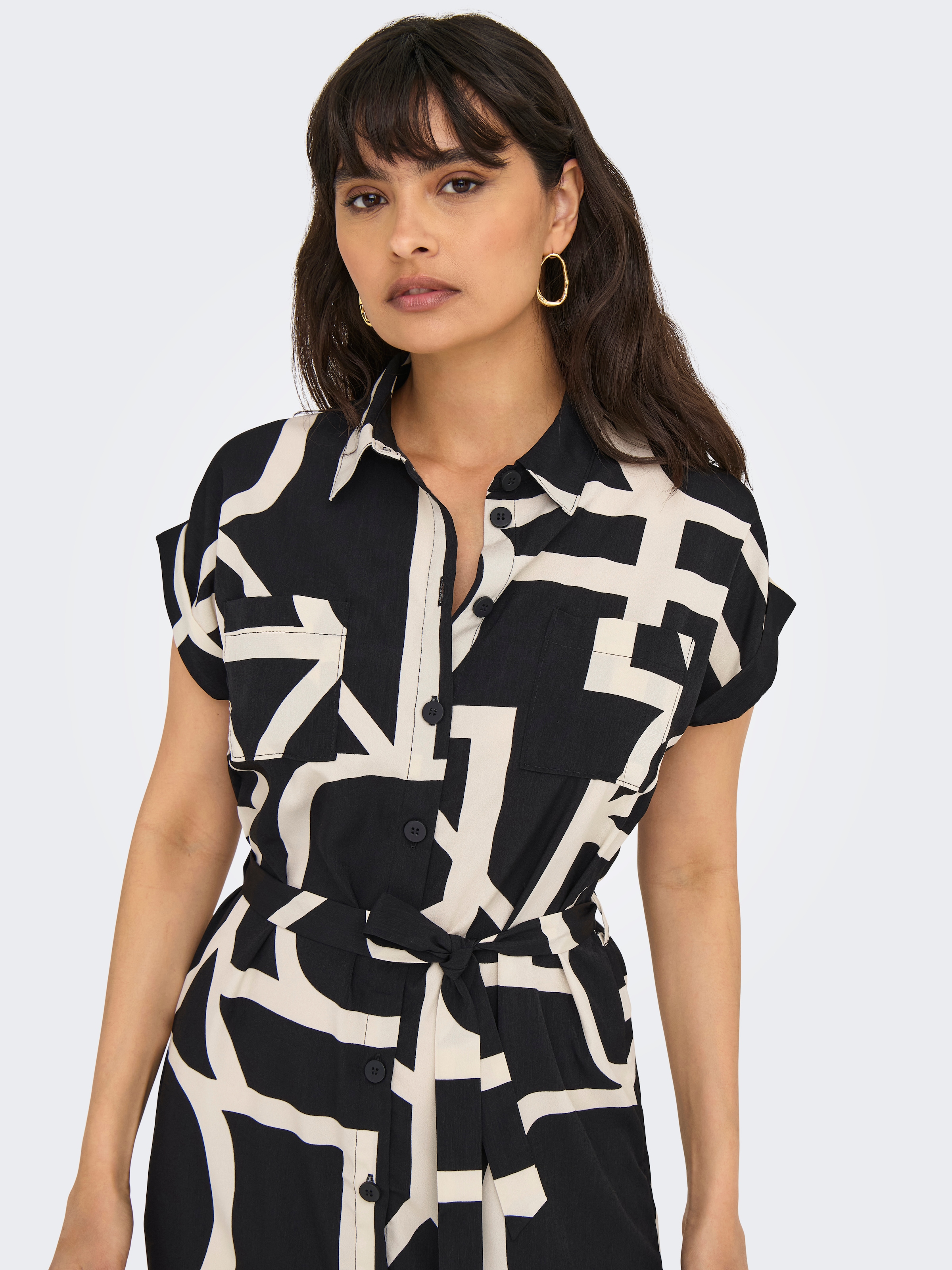 ONLY Hemdblusenkleid »ONLHANNOVER S/S SHIRT DRESS NOOS WVN«