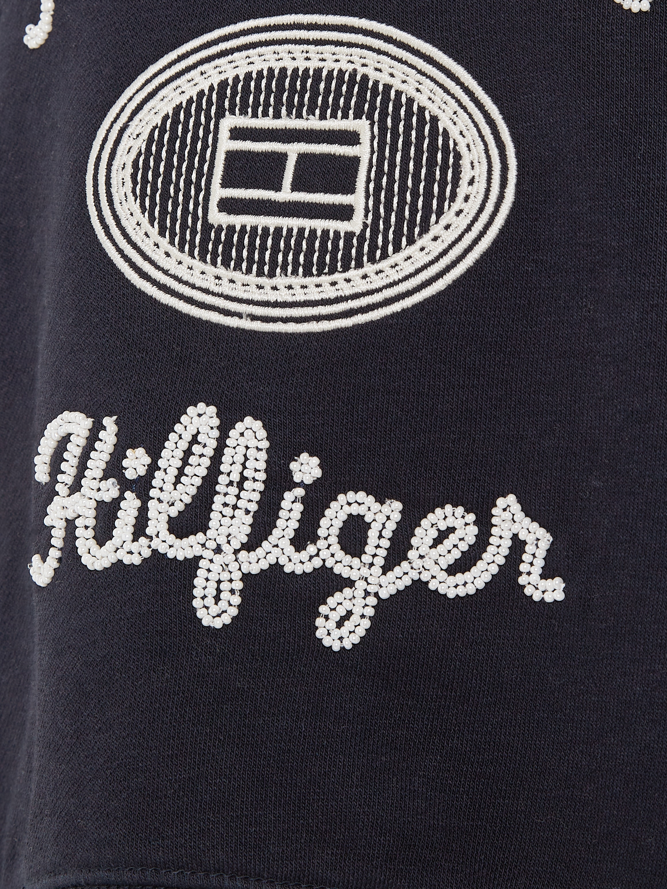 Tommy Hilfiger Langarmshirt »HILFIGER NY EMBROIDERED CREWNECK«, Kinder bis 16 Jahre mit Logostickerei