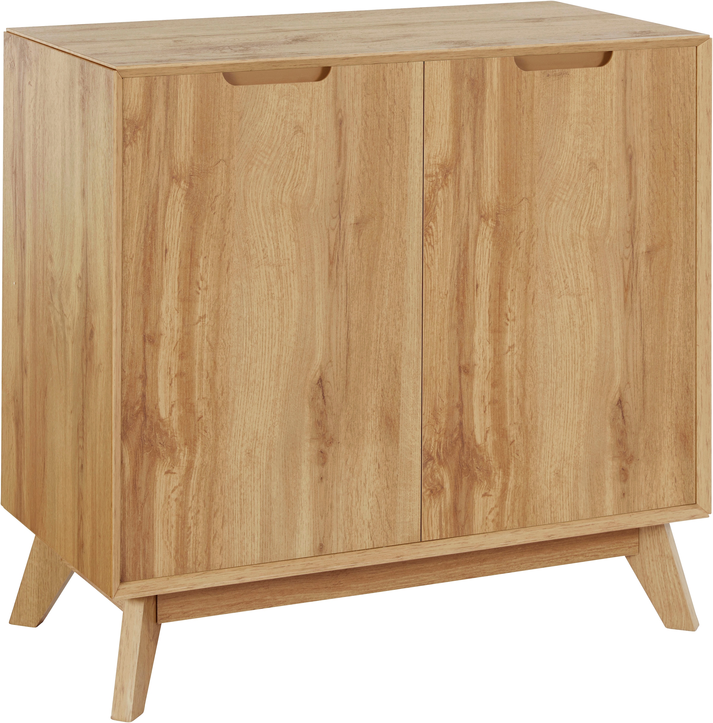 andas Sideboard »Pandrup«, Kommode mit 2 Türen und 2 verstellbare Einlegeböden, B:80 cm, H:75 cm