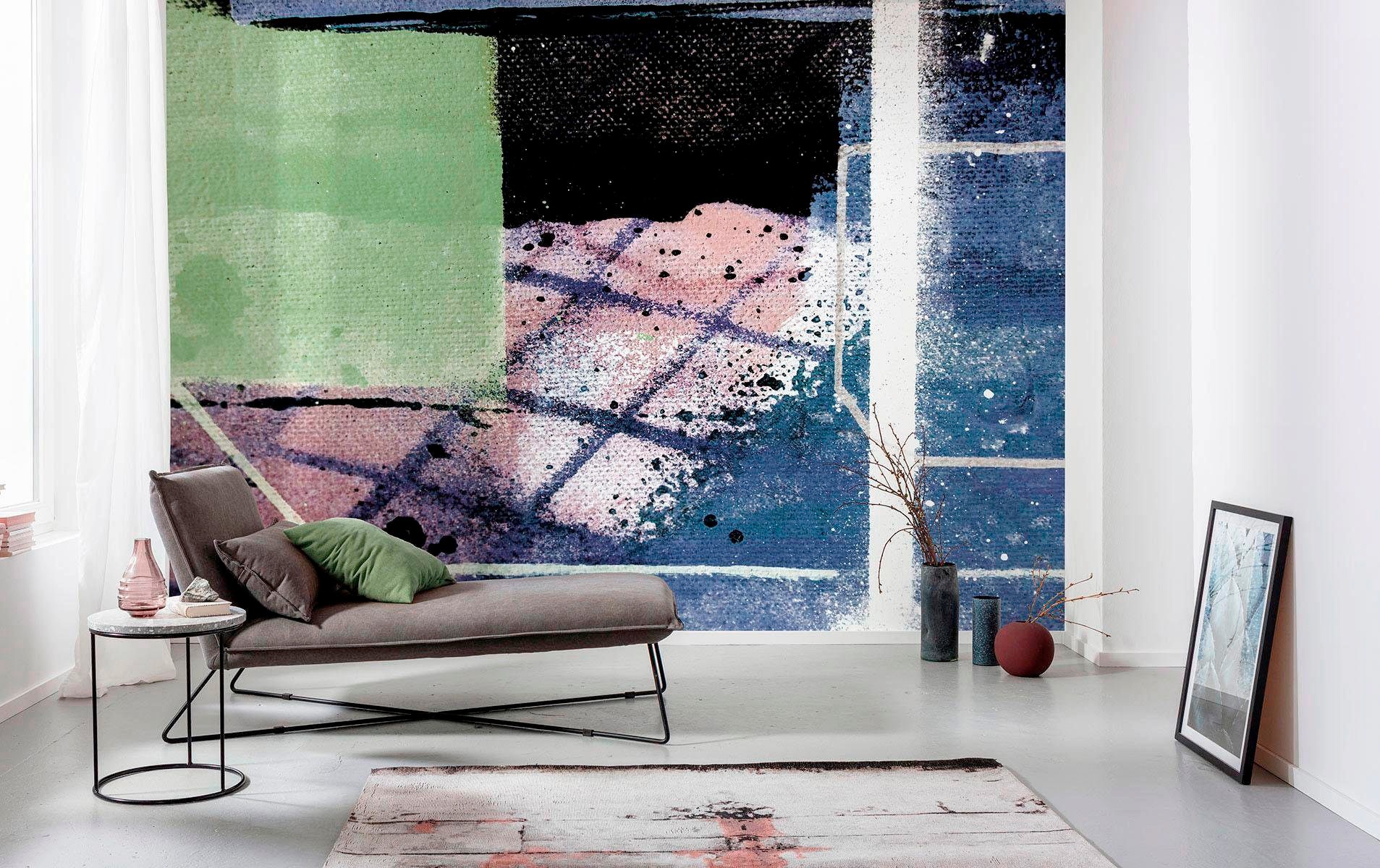 Komar Vliestapete »Digitaldruck Vlies - Cobbles Together - Grösse 500 x 280 cm«, bedruckt, Wohnzimmer, Schlafzimmer