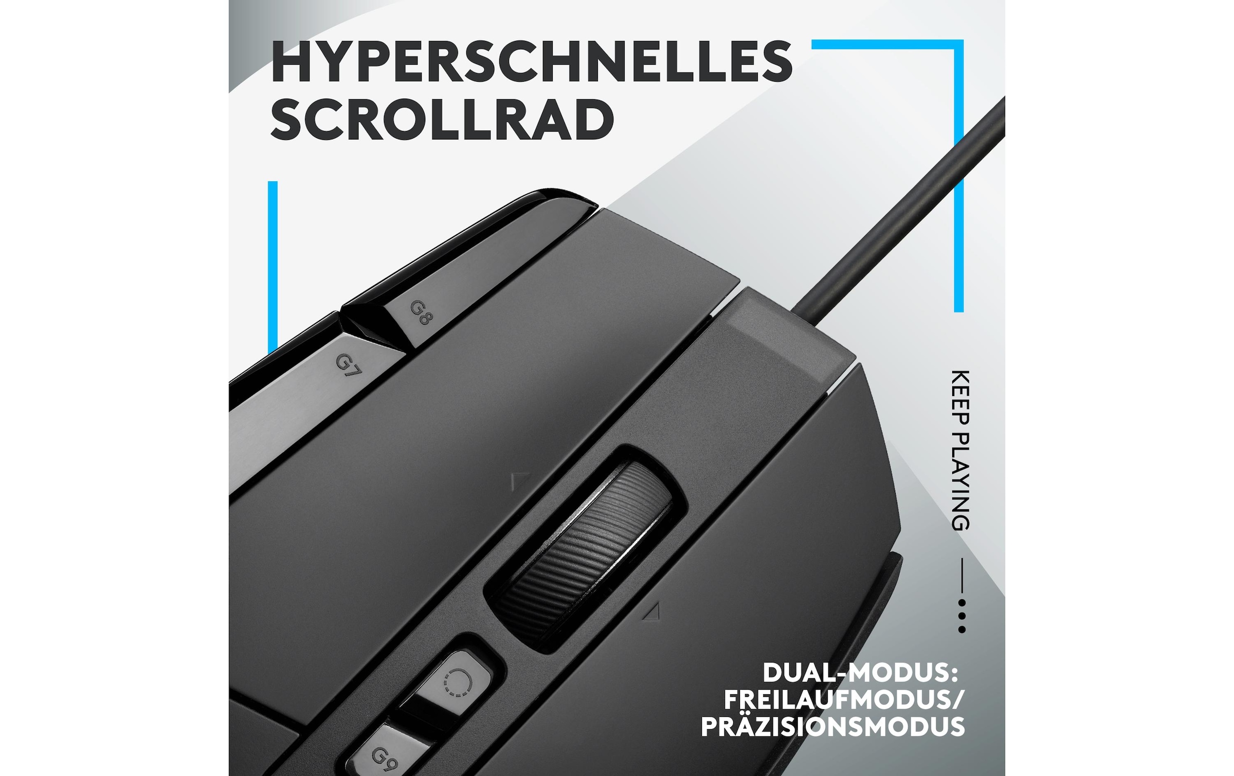 Logitech Gaming-Maus »G502 X Schwarz«, kabelgebunden