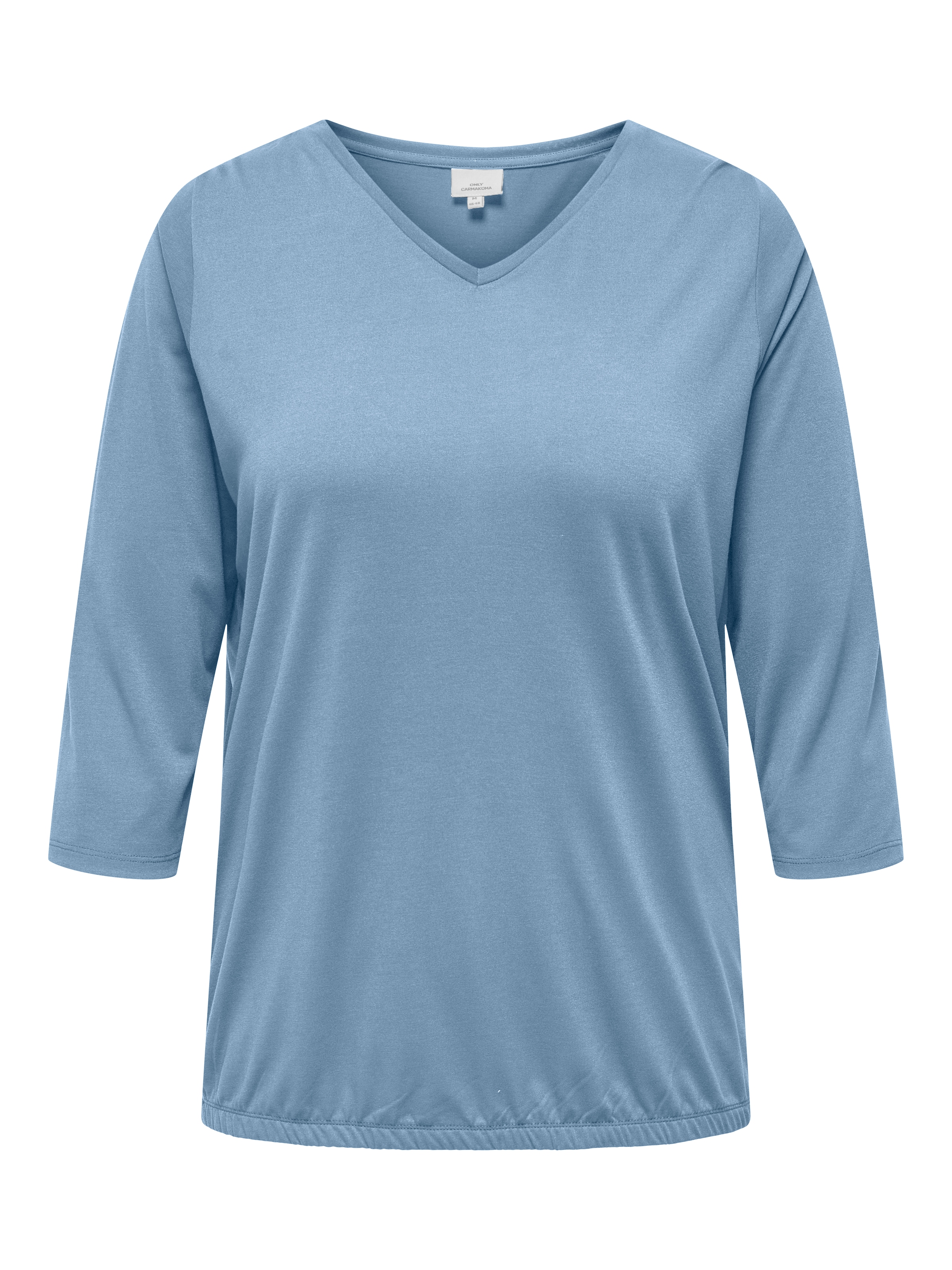 ONLY CARMAKOMA 3/4-Arm-Shirt »CARCARLINNE V-NECK 3/4 TOP JRS BF«