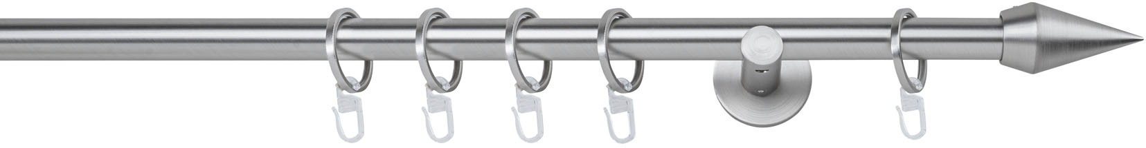 mydeco Gardinenstange »20mm Point Wandträger 6,5 cm«, 1 läufig-läufig, Fixmass