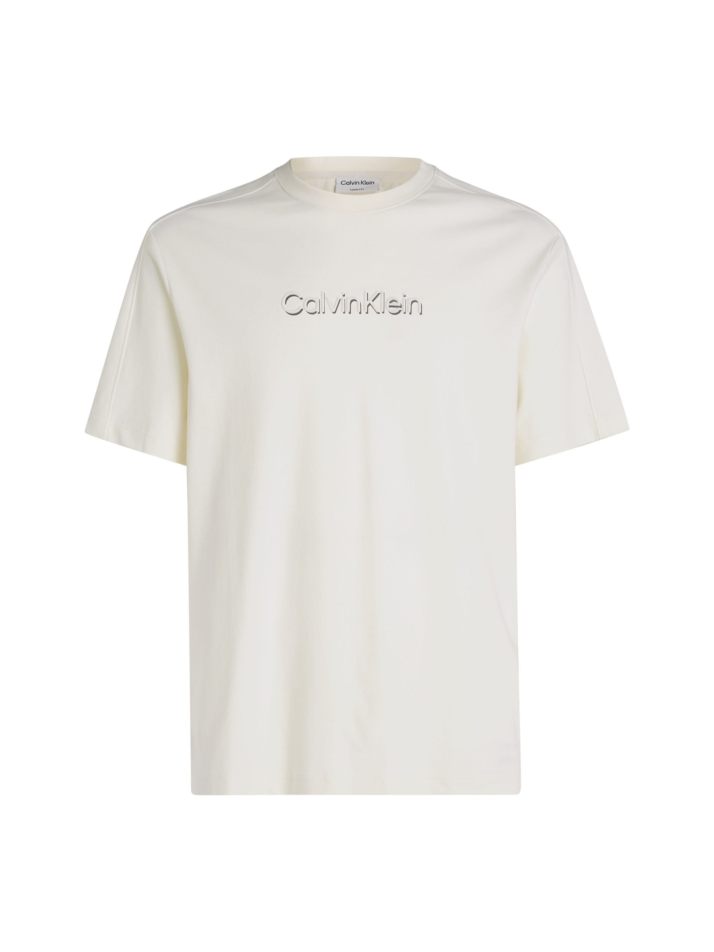 Calvin Klein T-Shirt »SHADOW EMBOSSED LOGO T-SHIRT«, mit Logoschriftzug