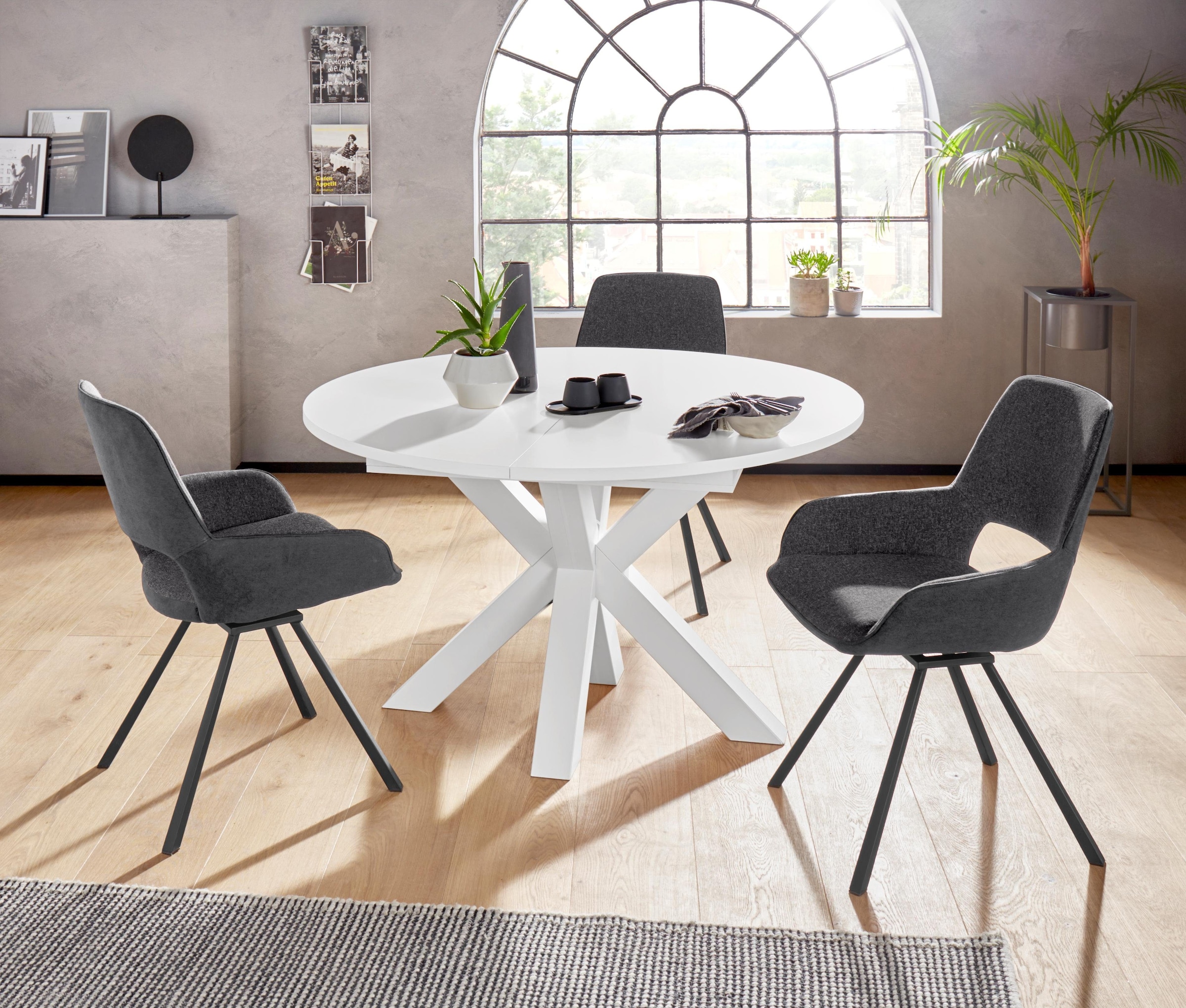 MCA furniture 4-Fussstuhl »Parana«, (Set), 2 St., Stuhl belastbar bis 120 Kg