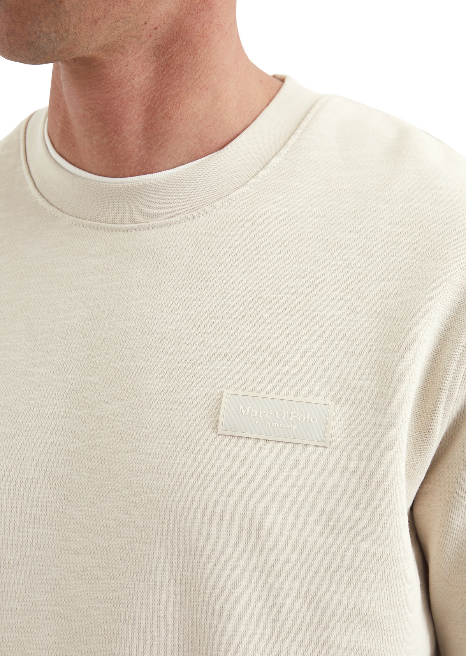 Marc O'Polo Sweatshirt, mit leicht unregelmässiger Slub-Sweat-Struktur