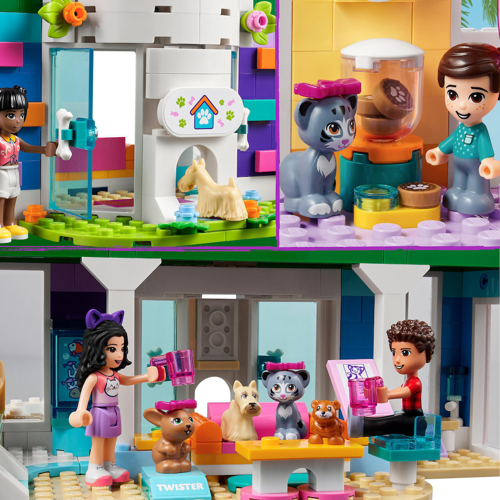 LEGO® Konstruktionsspielsteine »Tiertagesstätte (41718), LEGO® Friends«, (593 St.)