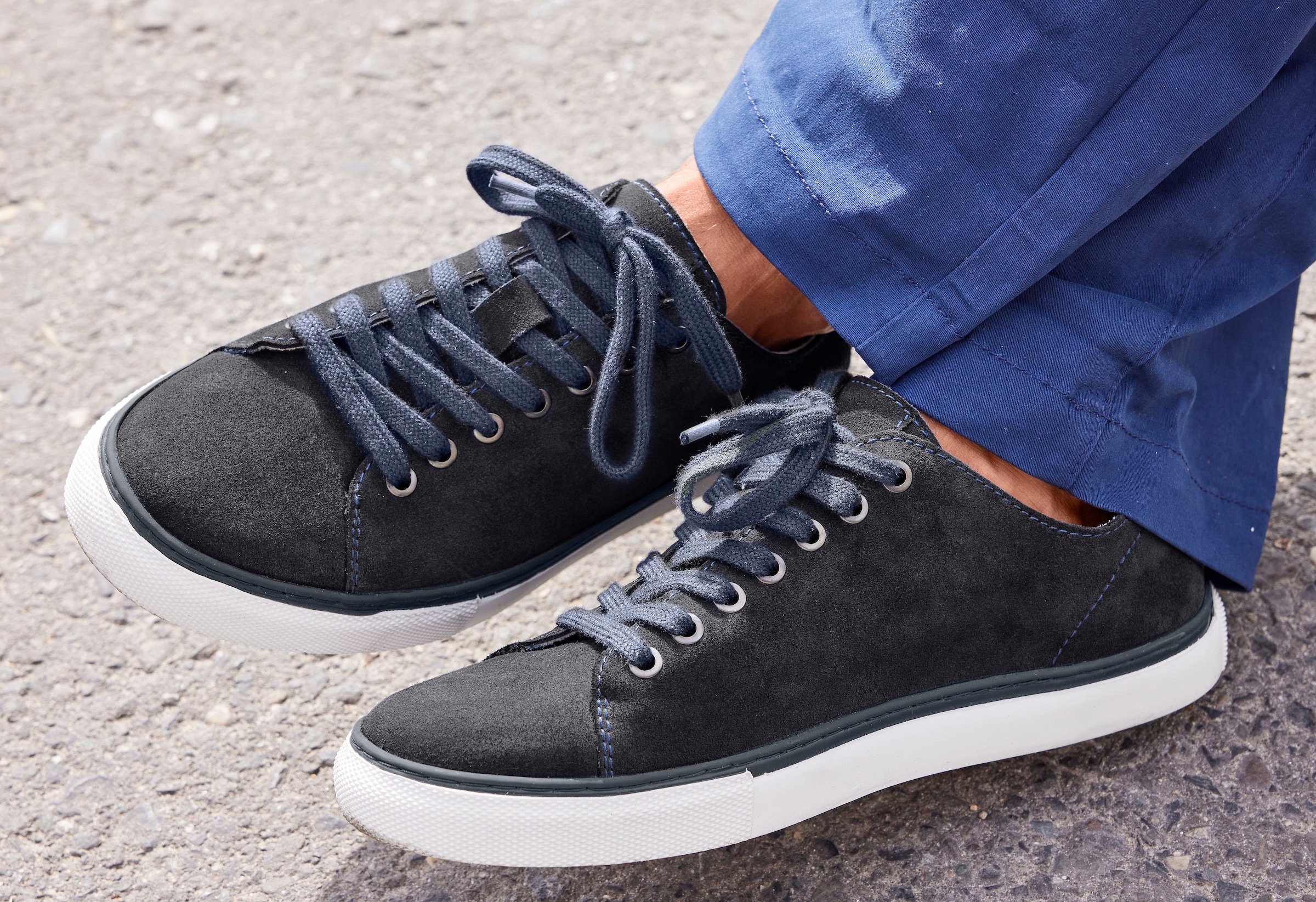 AUTHENTIC LE JOGGER Sneaker »Schnürschuh«, aus Leder, Schnürhalbschuhe, Freizeitschuhe, ultraleicht