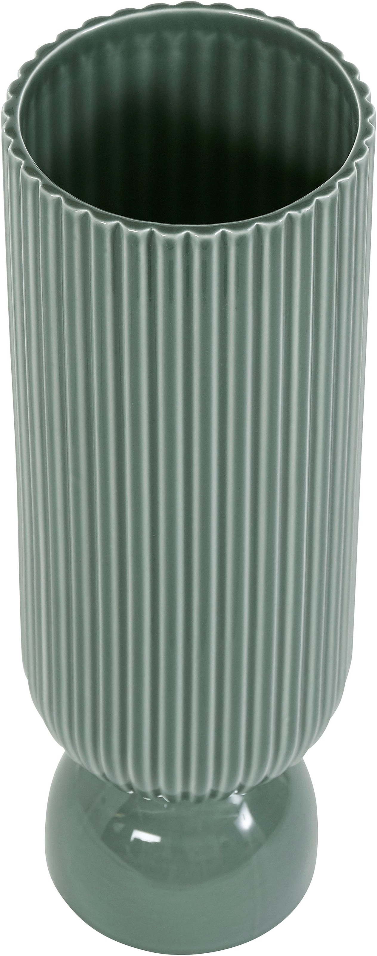 andas Dekovase »Vase aus Steingut, St.), online cm (1 37 Jelmoli-Versand shoppen Rillen-Optik«, | Höhe