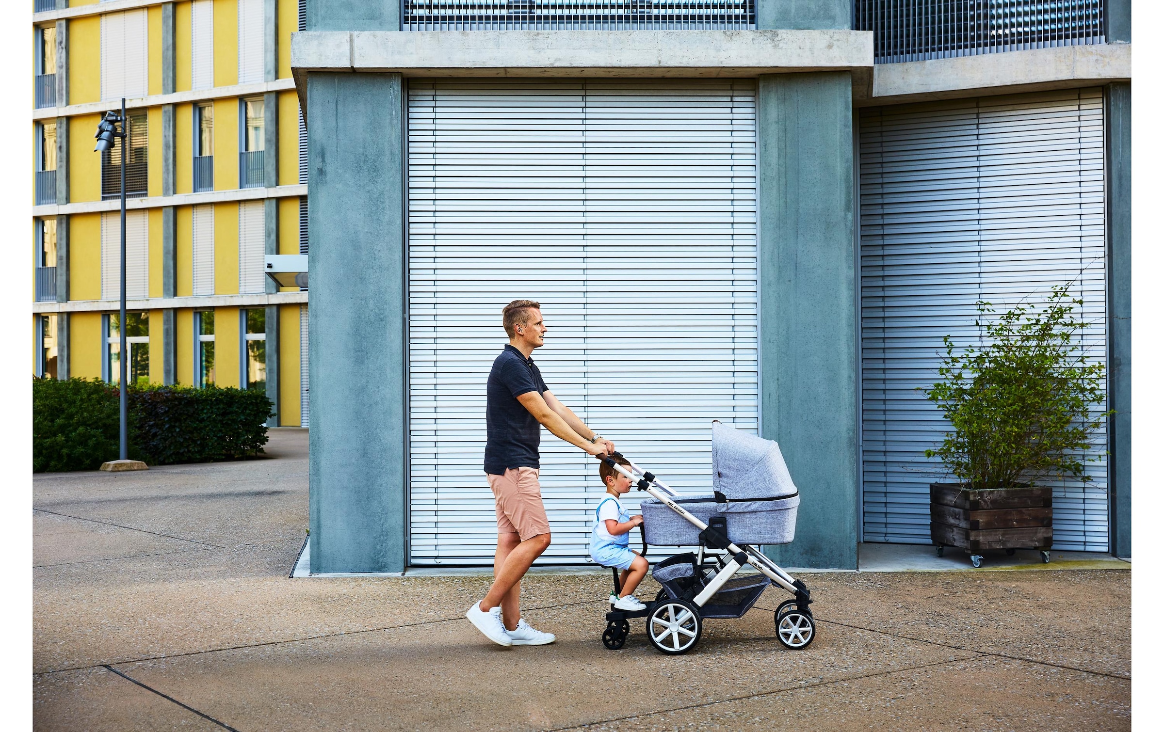 ABC Design Kinderwagenaufsatz »Kiddie Ride on 2 Sitz«, Der Sitz ist nur mit dem Kiddie Ride On 2 kompatibel