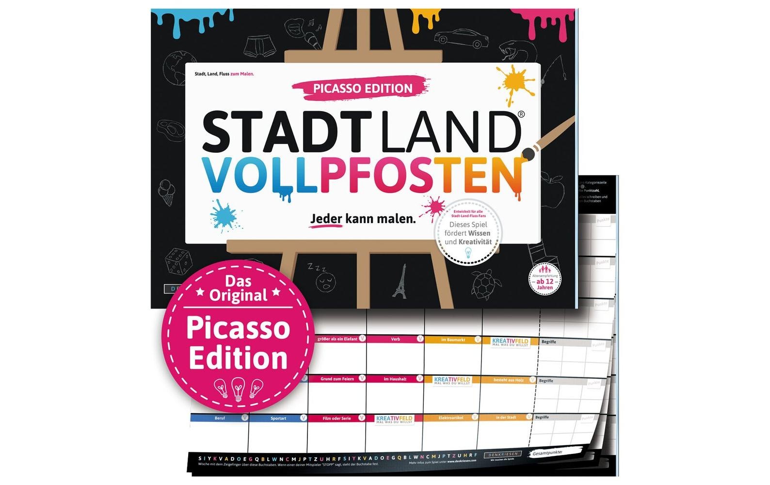 Spiel »STADT LAND VOLLPFOSTEN – Picasso Edition«