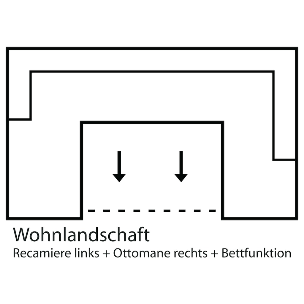 Home affaire Wohnlandschaft »Belfort«
