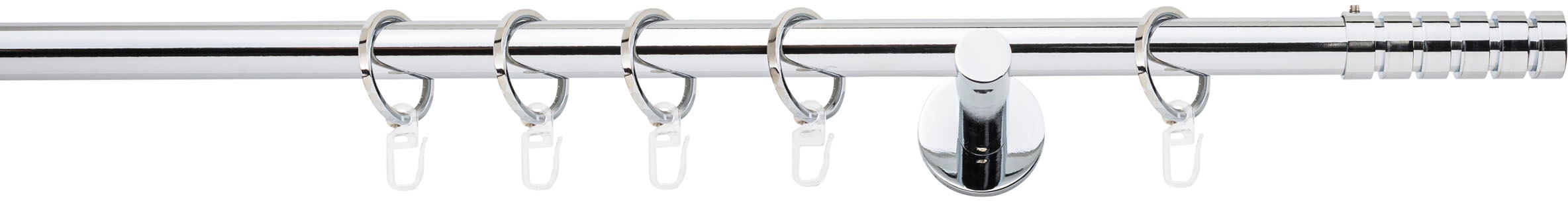 mydeco "20mm Rillcube Wandträger 12 cm" 1 läufig-läufig Fixmaß