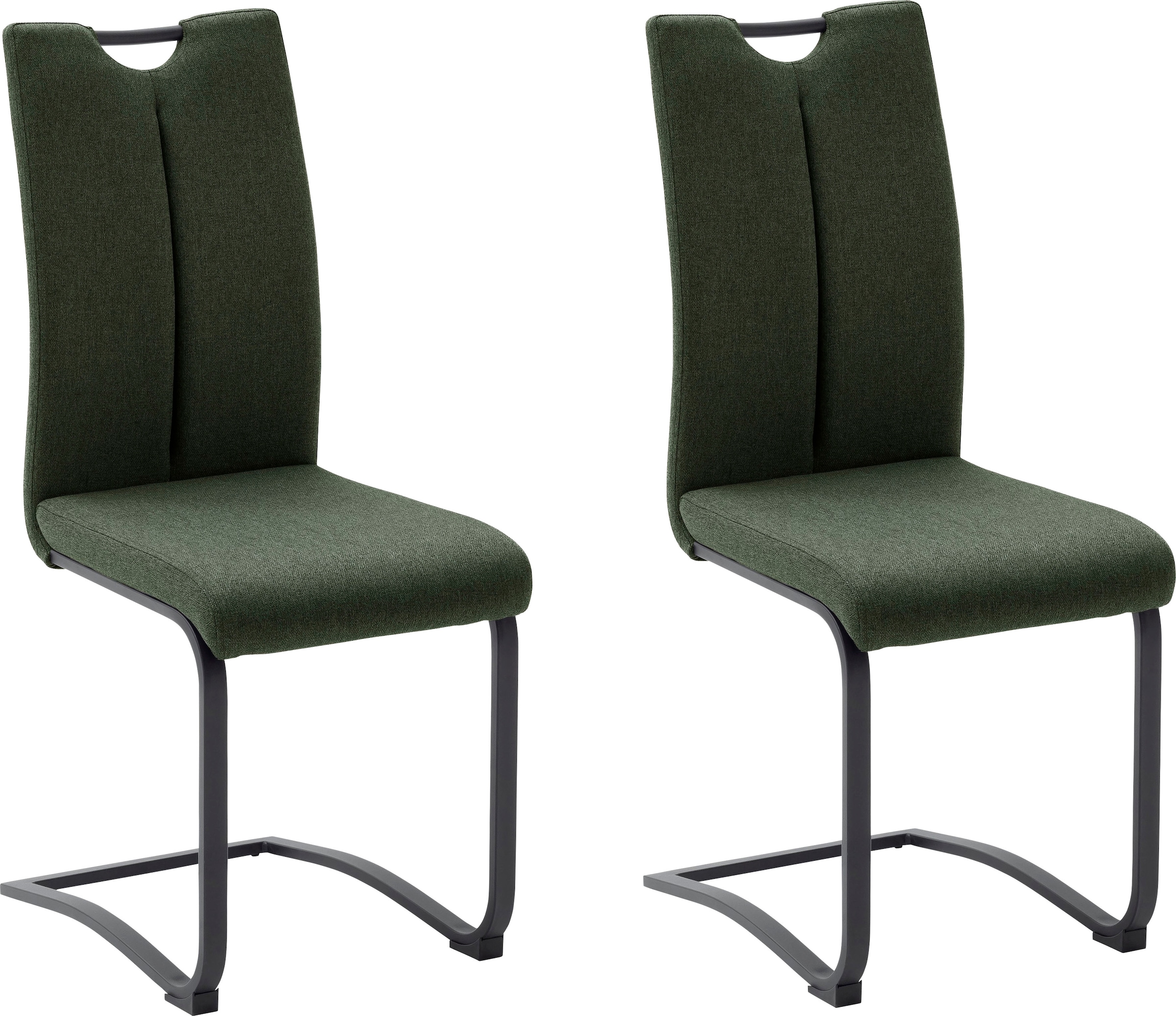 MCA furniture Freischwinger »Sambia«, (Set), 4 St., 4-er Set, Stuhl mit  Stoffbezug und Griffloch, belastbar bis 120 kg online bestellen |  Jelmoli-Versand