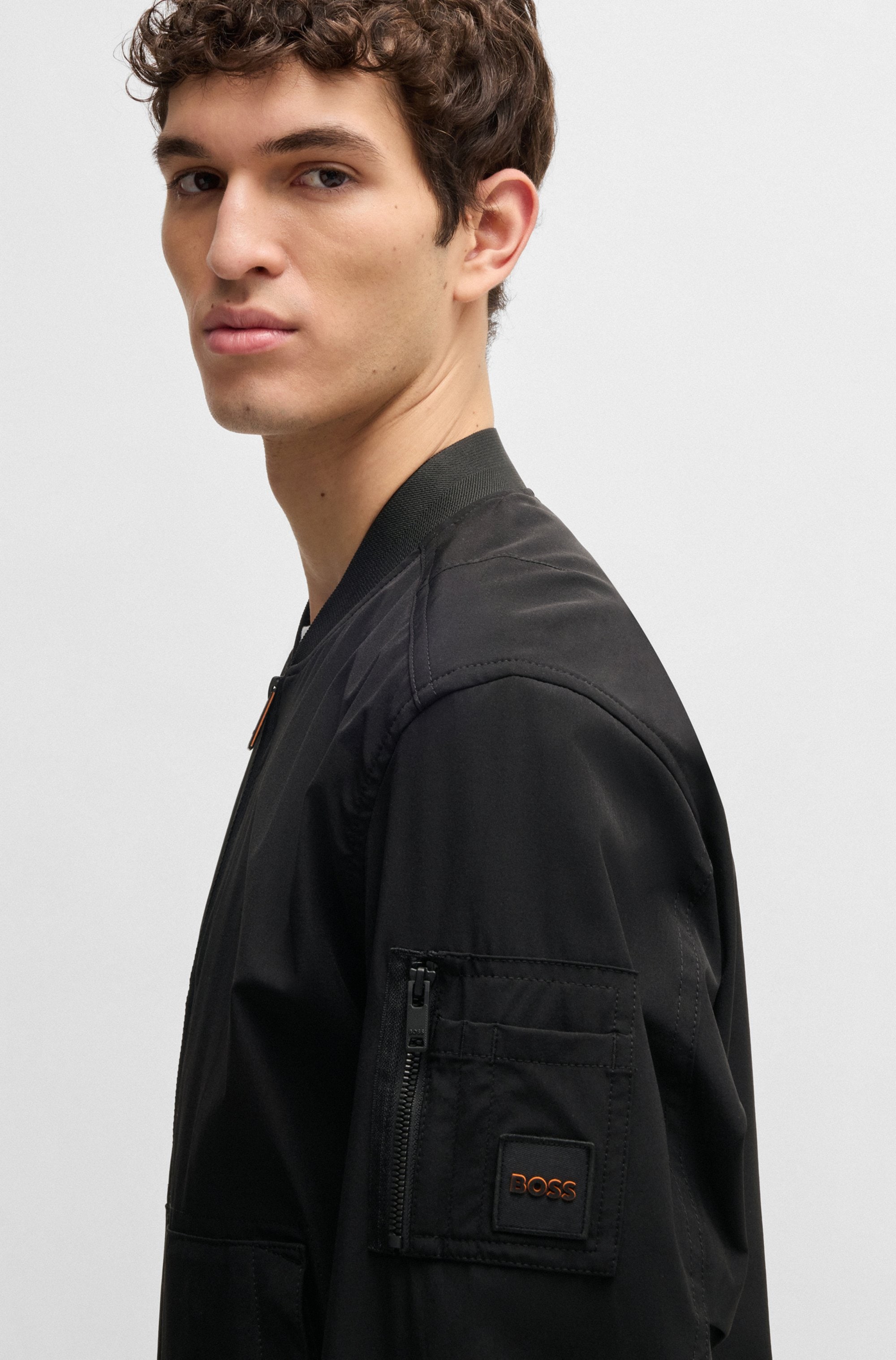 BOSS ORANGE Blouson »Oneth«, mit Ärmeltasche
