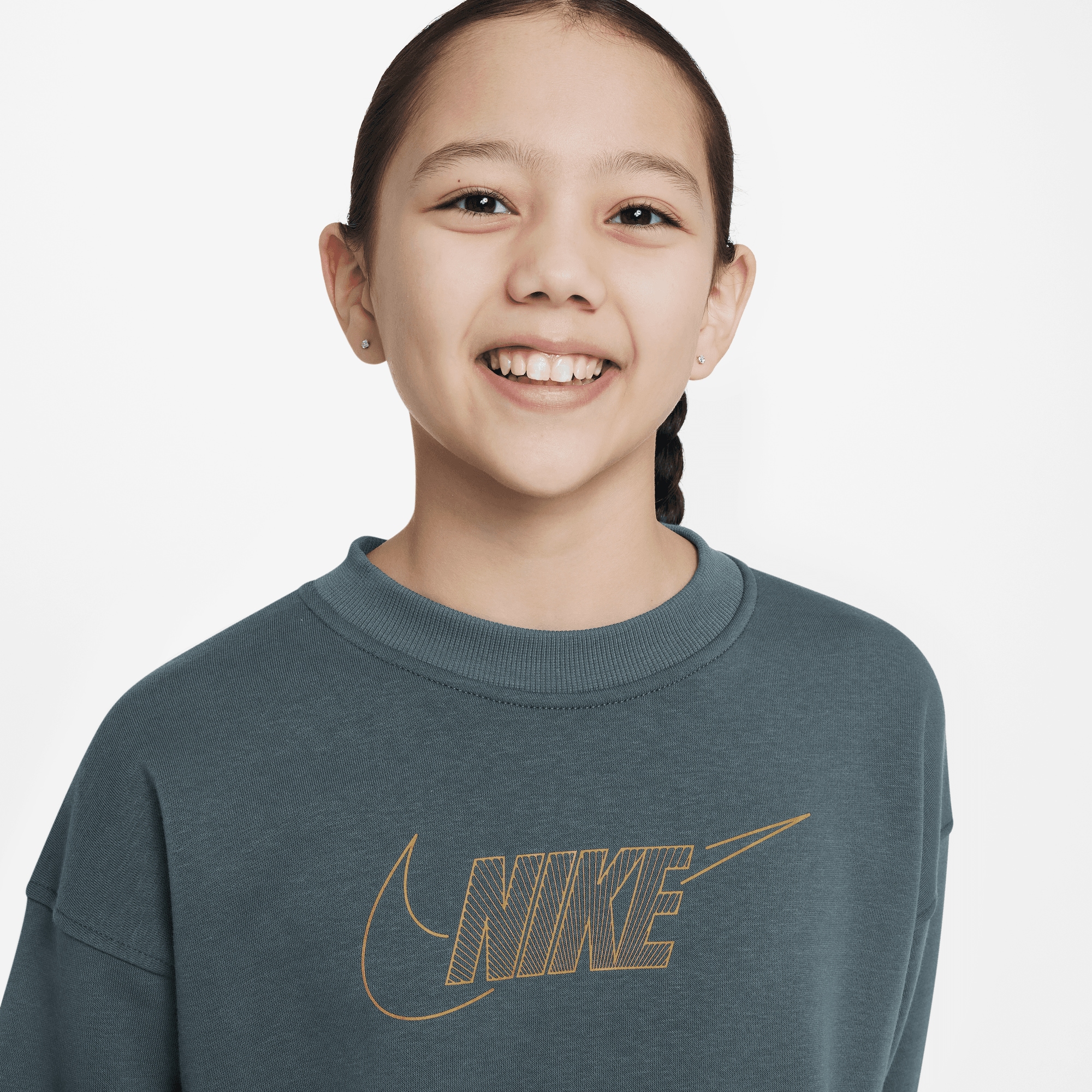 Nike Sportswear Sweatshirt »CLUB FLEECE BIG KIDS' (GIRLS') CREWNECK TOP«