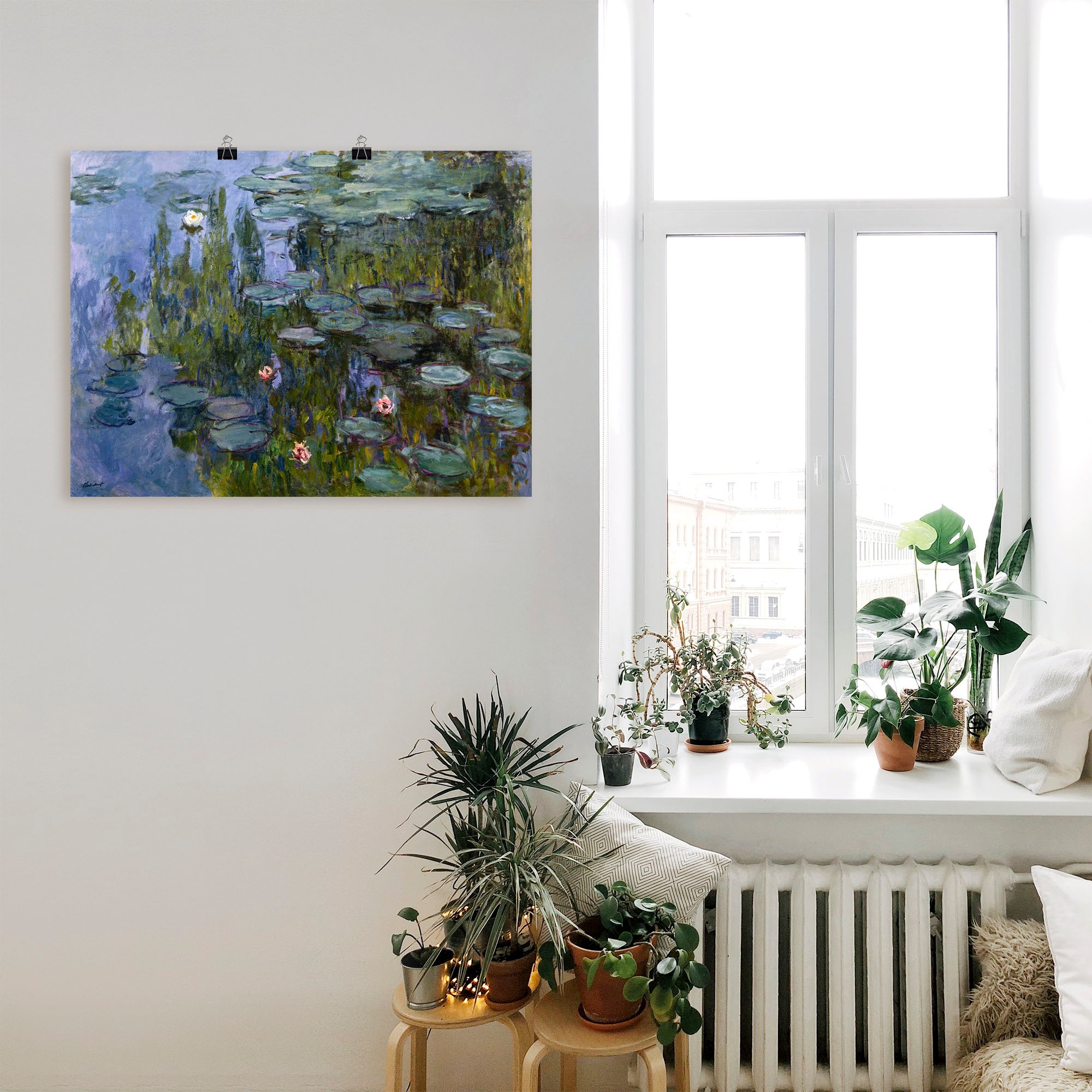 Artland Wandbild »Seerosen (Nympheas). 1918/1921.«, Blumen, (1 St.), als Leinwandbild, Poster, Wandaufkleber in verschied. Grössen