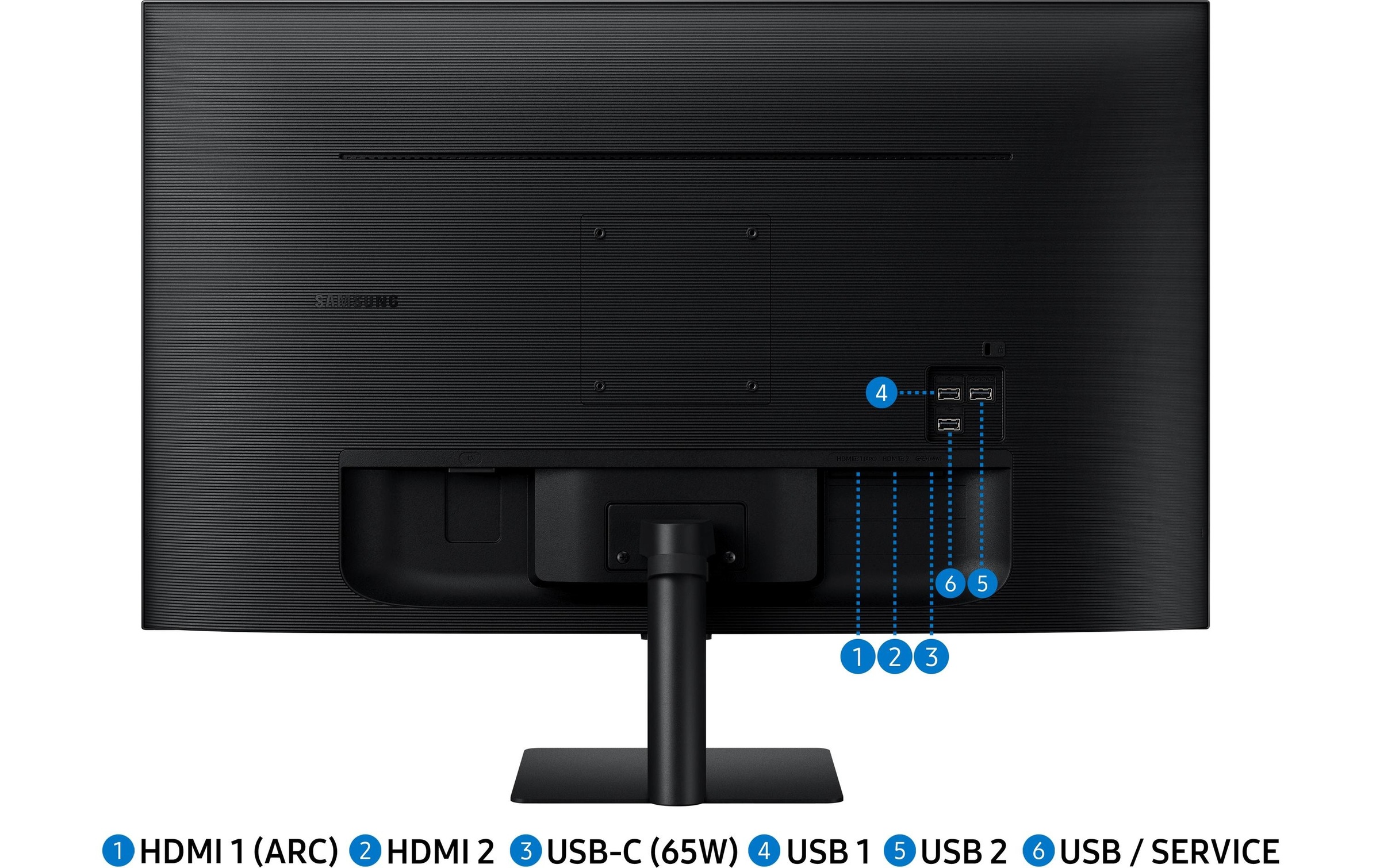 Samsung Smart Monitor »LS32BM700UUXEN«, 80,96 cm/32 Zoll, 3840 x 2160 px, 4K Ultra HD, 4 ms Reaktionszeit