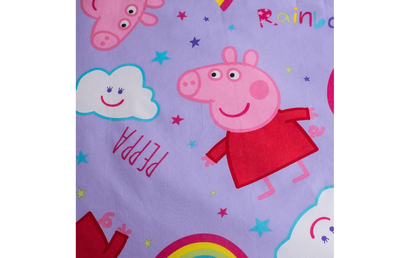 nicht definiert Kinderbettwäsche »Jerry Fabrics Peppa Pig PEP016 100 x 135 cm + 40 x 60 cm«