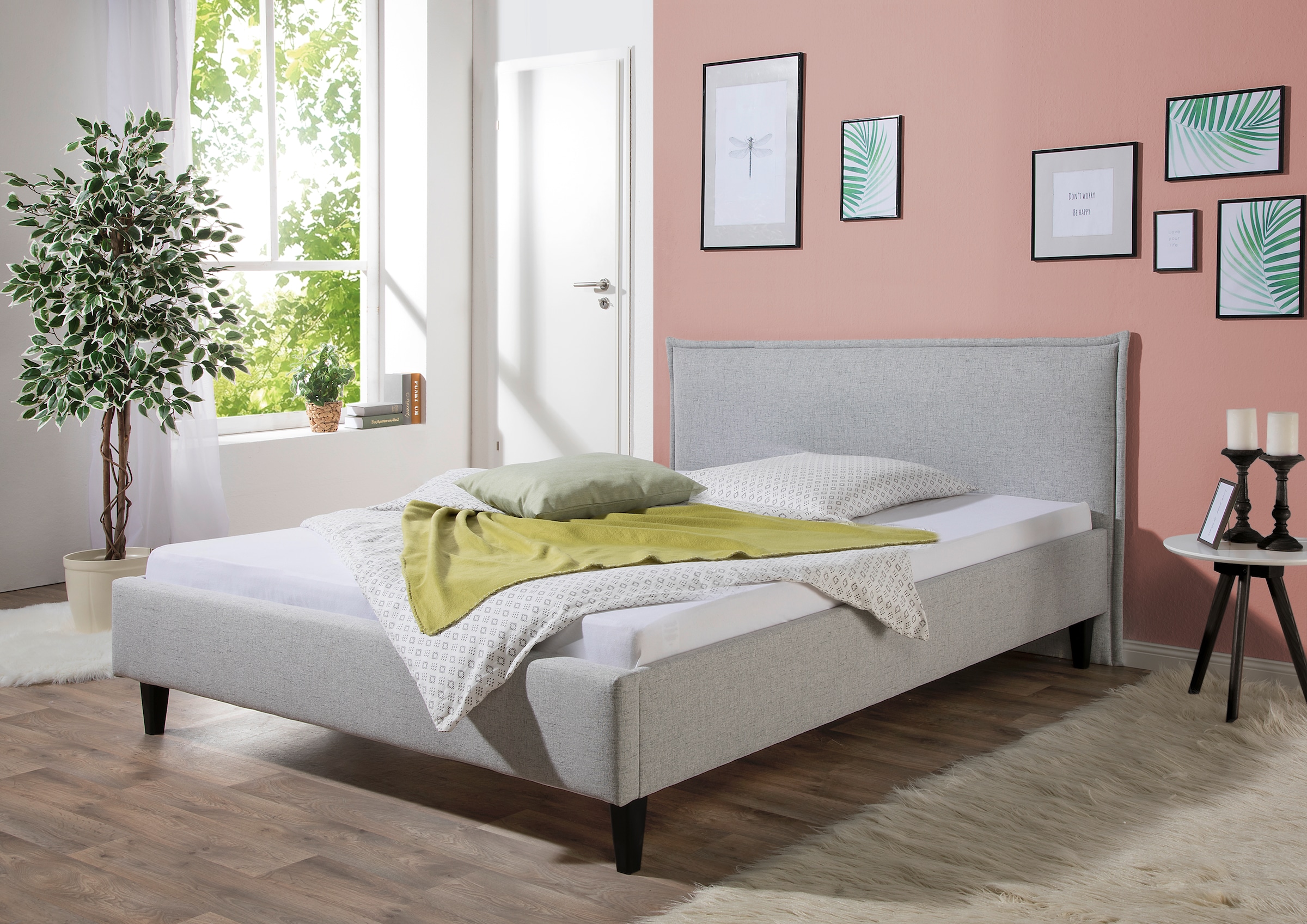 Maintal Polsterbett "Gustine" Bettseiten zerlegt, ohne Bettkasten