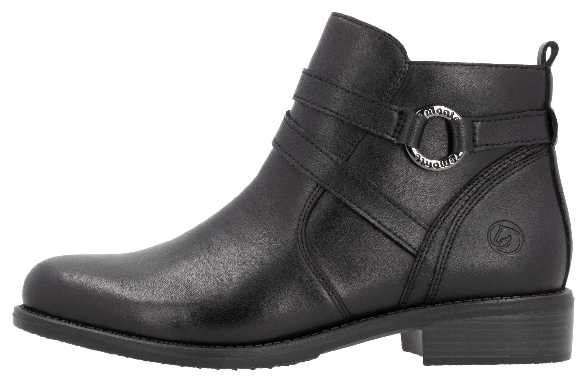 Remonte Stiefelette, Businessschuh, Boots, Flats mit praktischem Innenreissverschluss