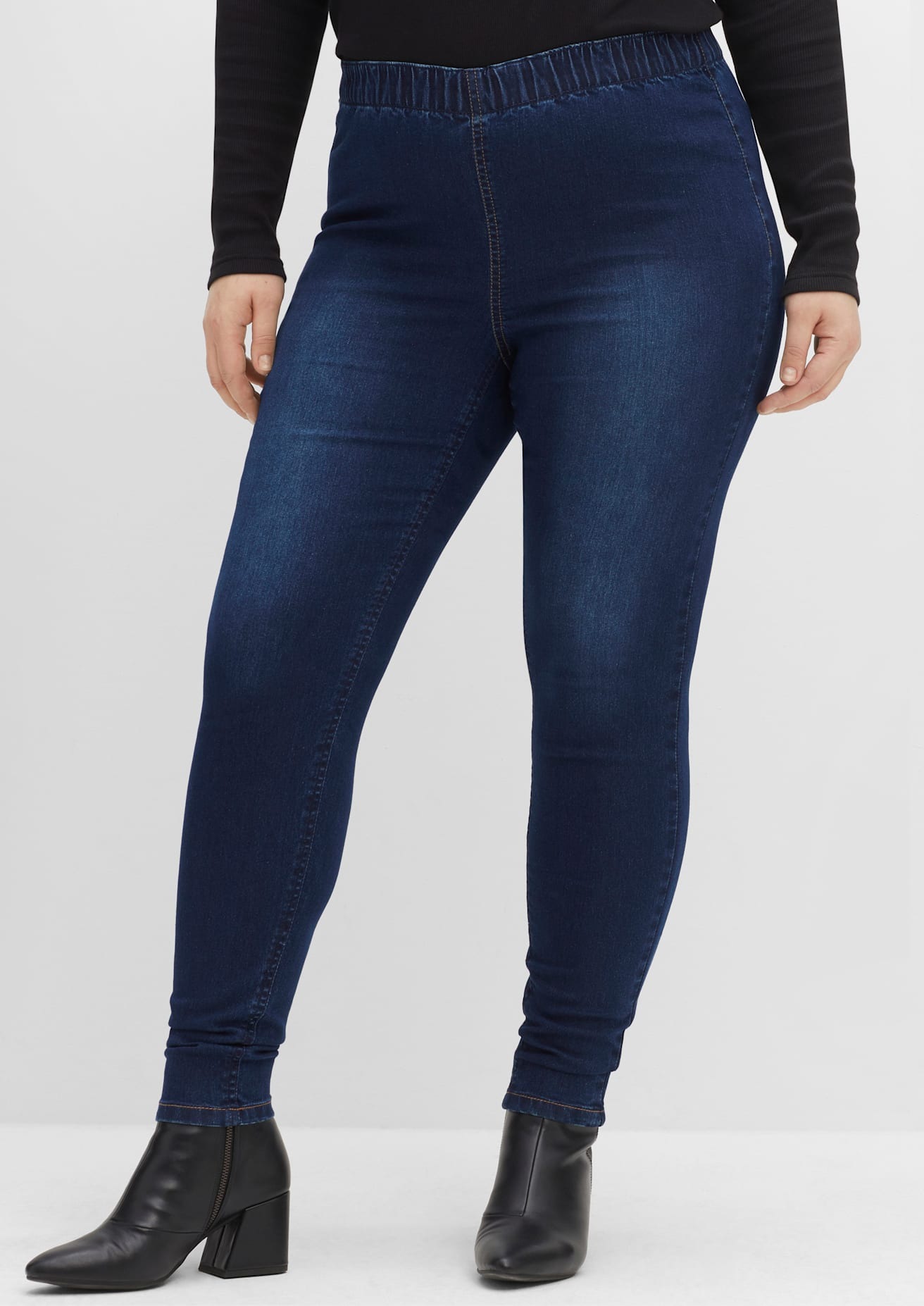 Sheego Jeansleggings, (1 tlg.)