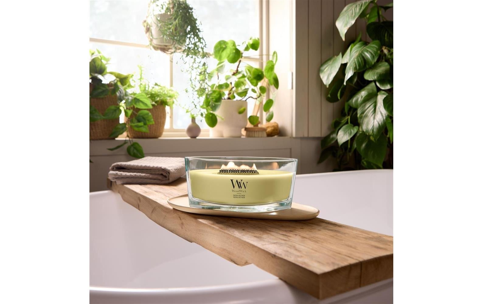 Woodwick Duftkerze "Yuzu & Vetiver Ellipse"