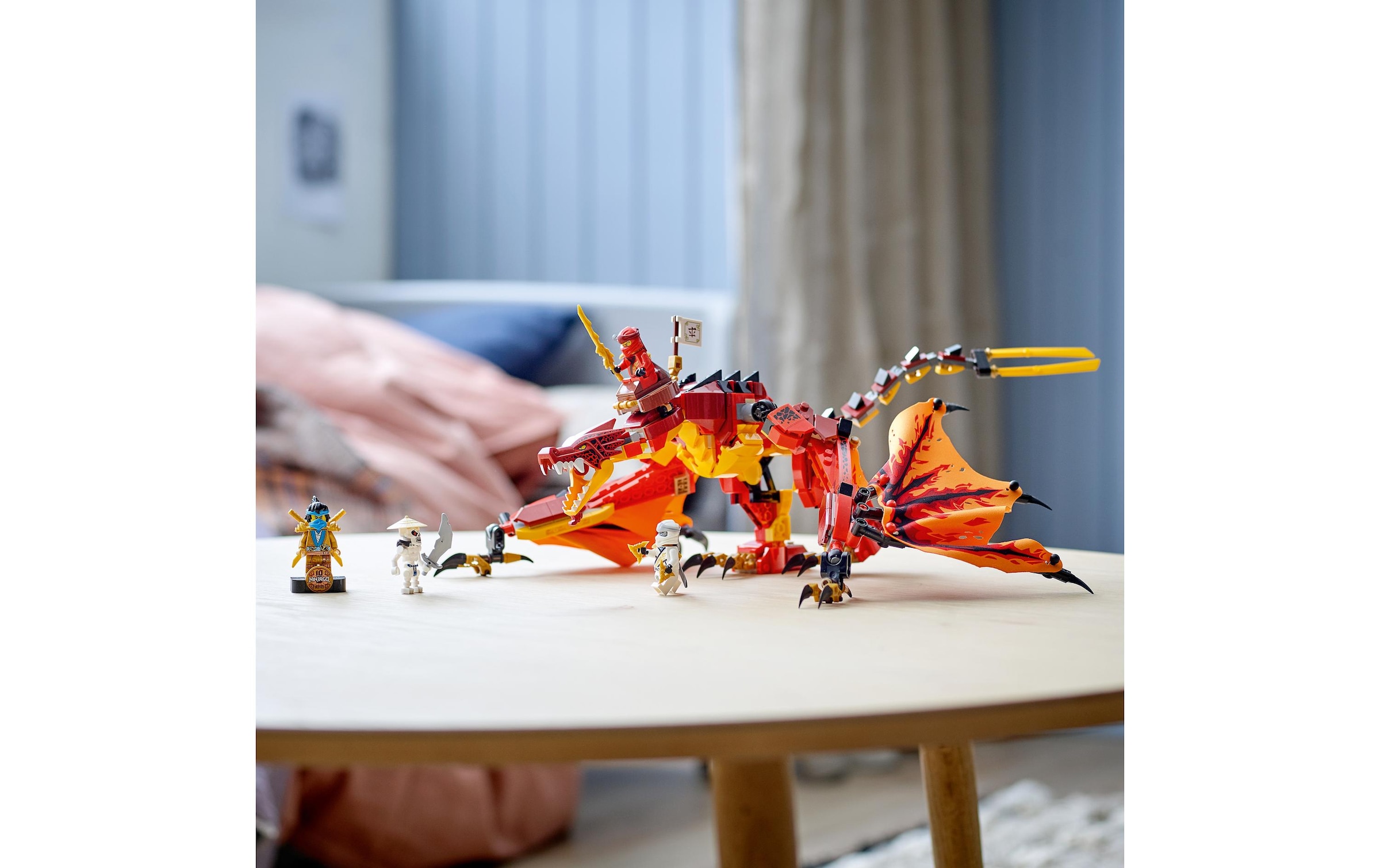 LEGO® Konstruktionsspielsteine »Kais Feuerdrache 7175«